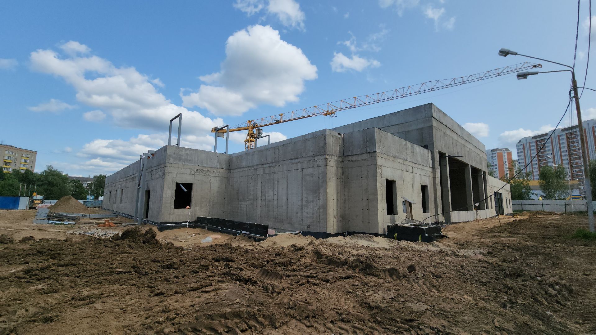 Строительство фока, Бассейн, Лобня,