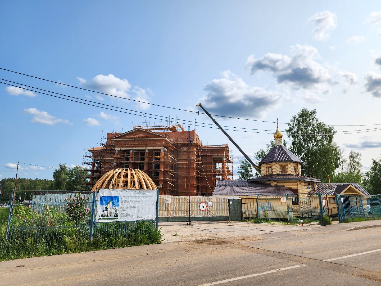 Подольск, Никольский храм, строительство храма,