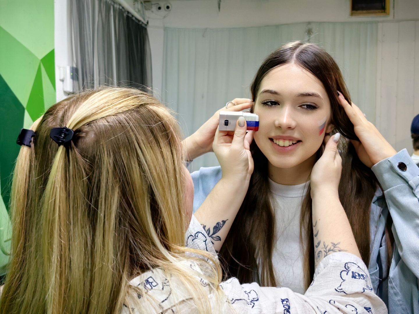 флешмоб, акция, день россии,  волонтеры, молодежь,