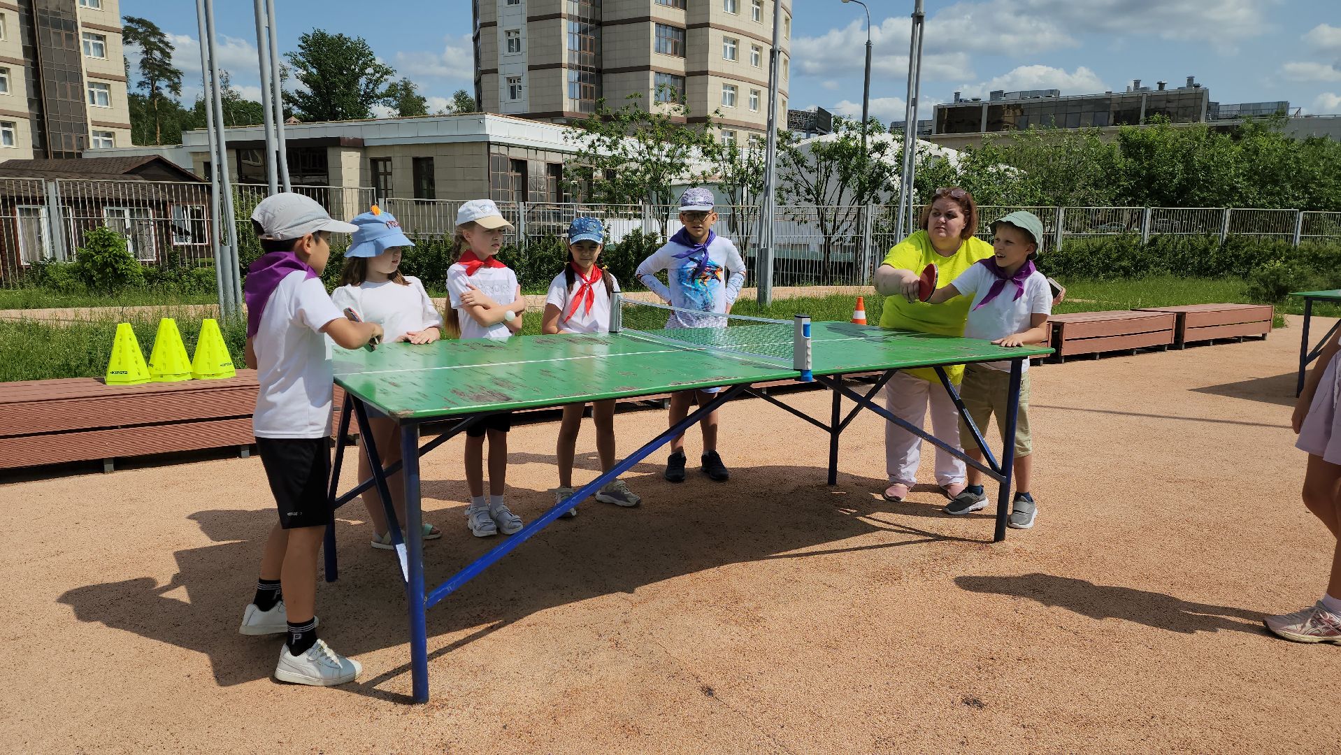 путилково, летний лагерь при школе, мозайка,