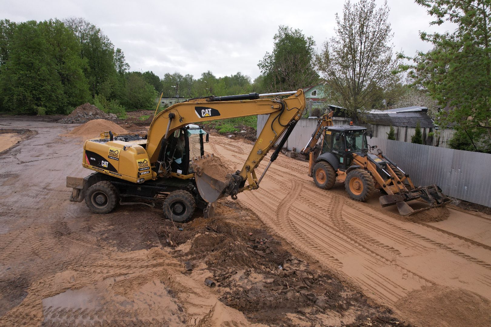 видео с коптера, стадион строитель, ремонт стадиона в клину,