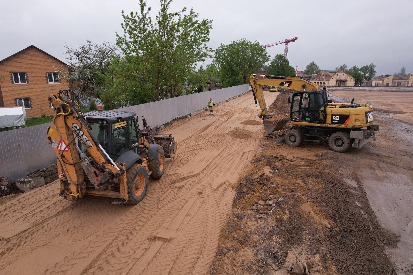 видео с коптера, стадион строитель, ремонт стадиона в клину,