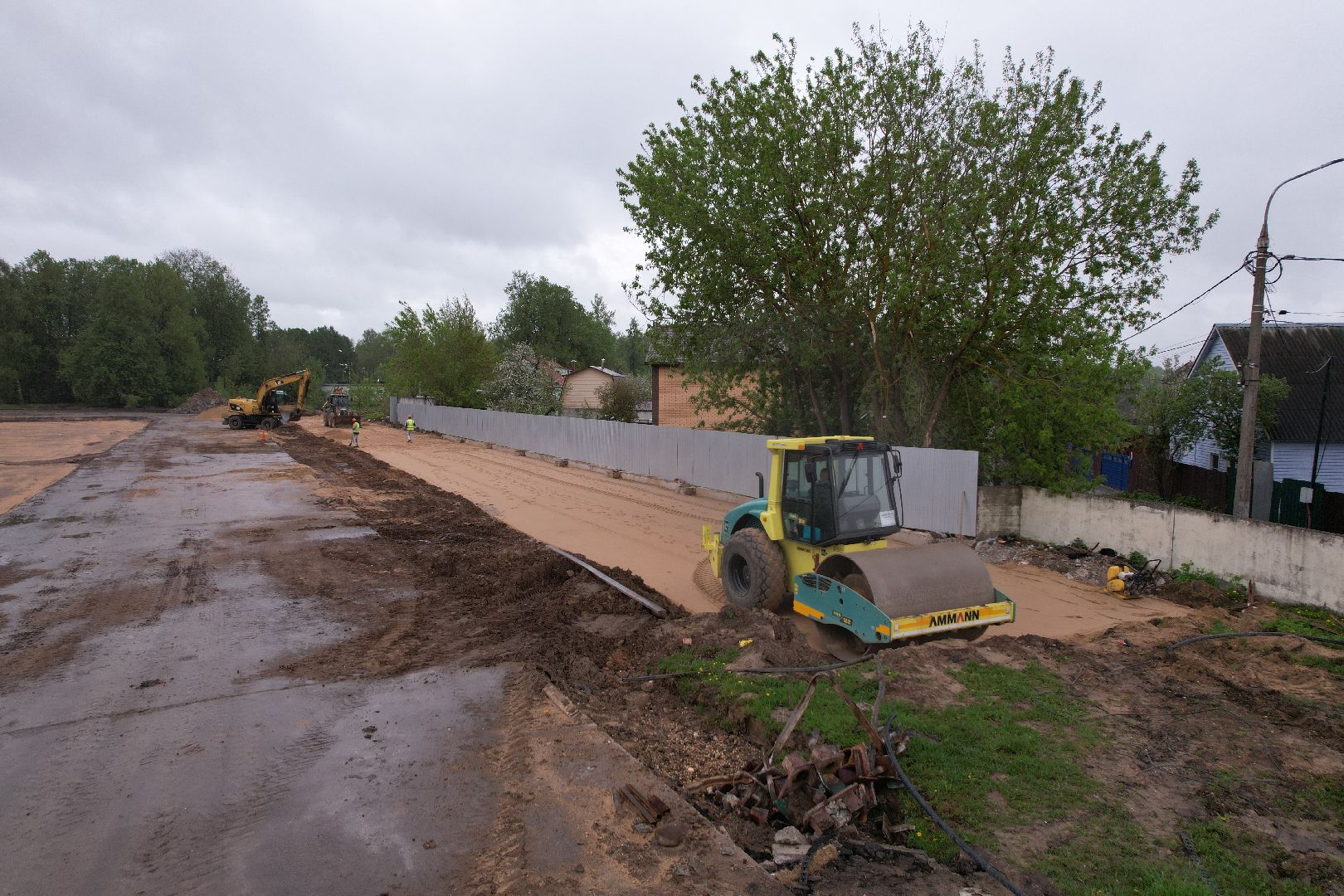 видео с коптера, стадион строитель, ремонт стадиона в клину,