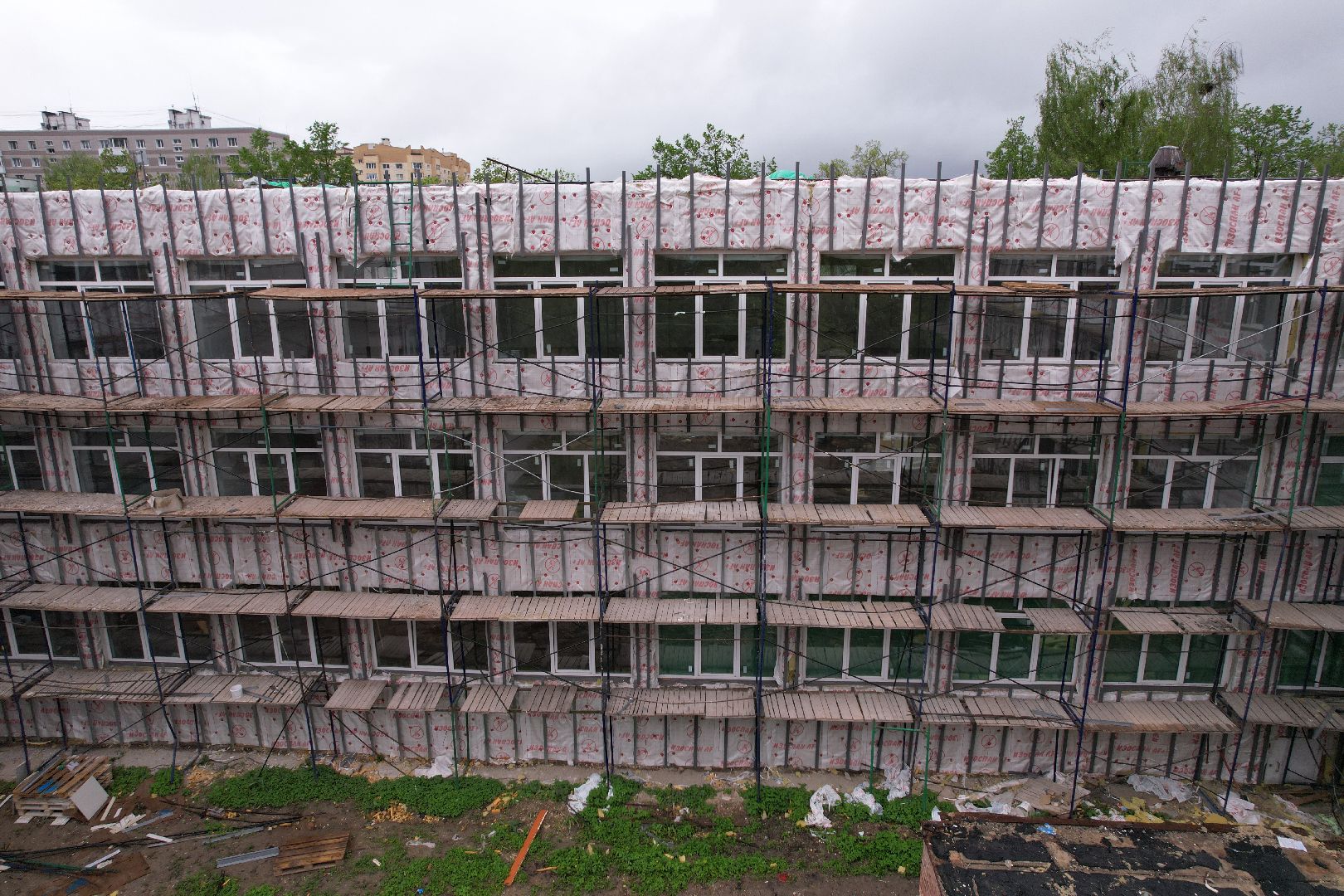 видео с коптера, гимназия им ВН Татищева, образование в клину,