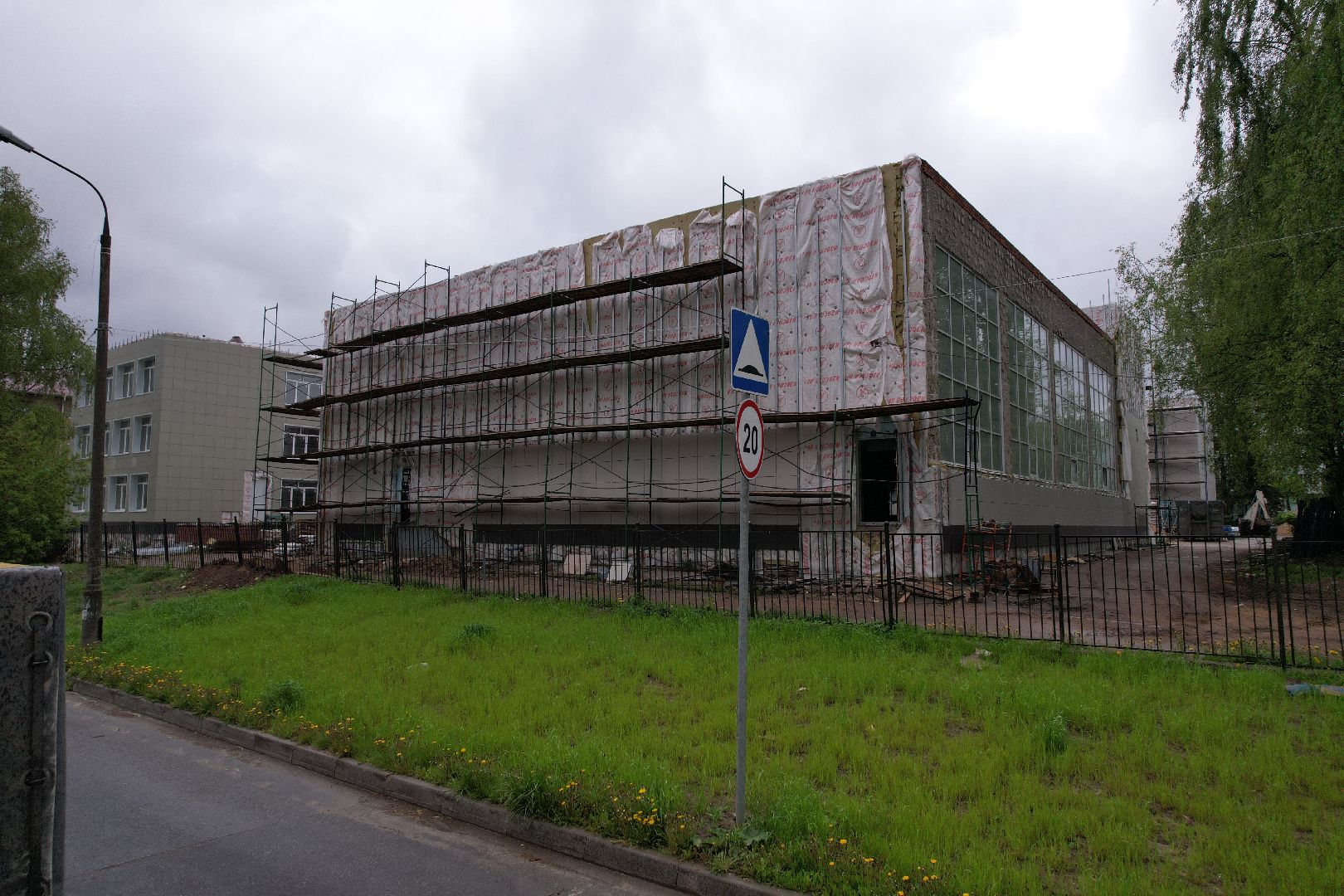 видео с коптера, гимназия им ВН Татищева, образование в клину,