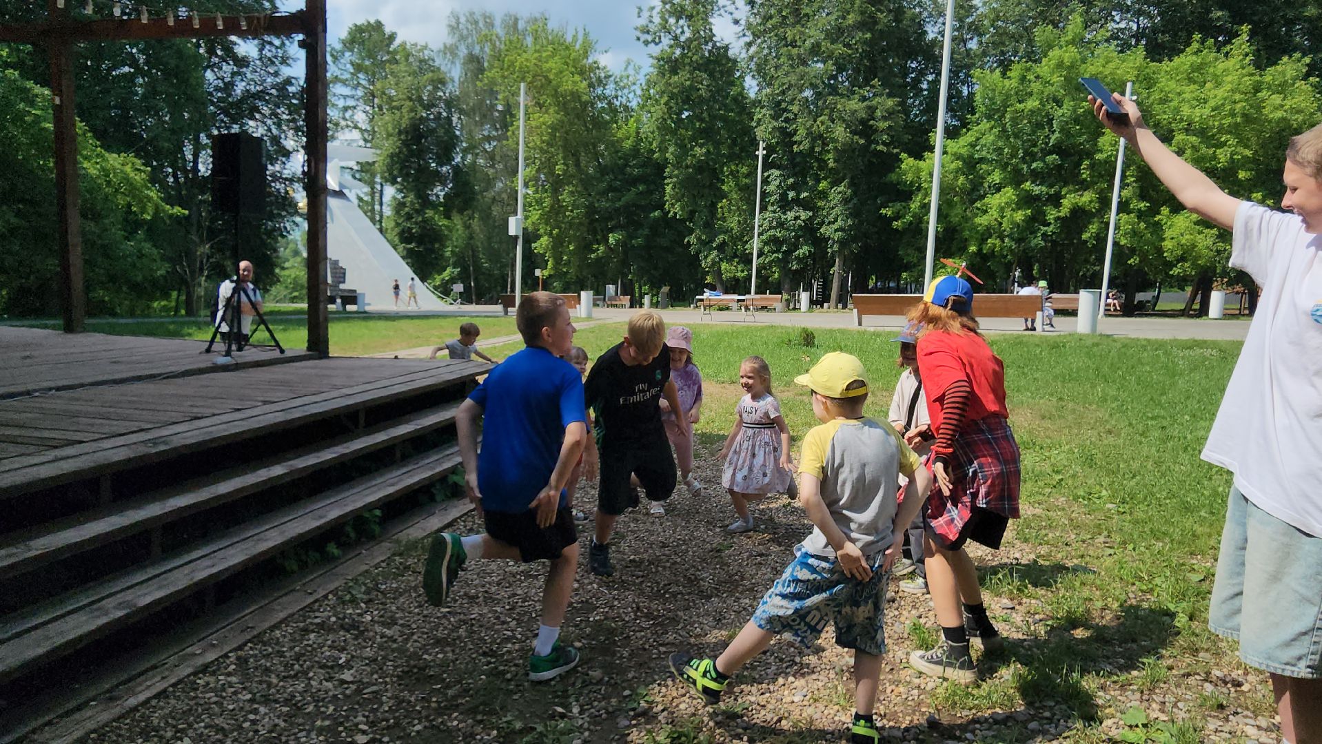 Игры, Спорт, Дети, Истра, Парк,