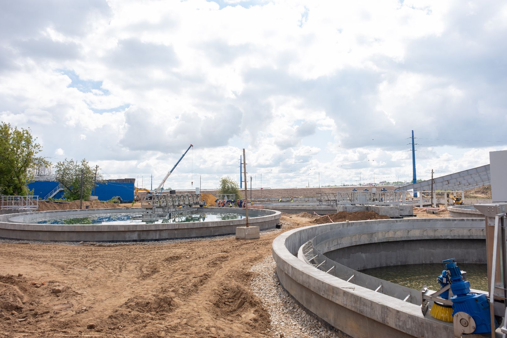 лыткарино, строительство, очистные в лыткарине, очистные сооружения,