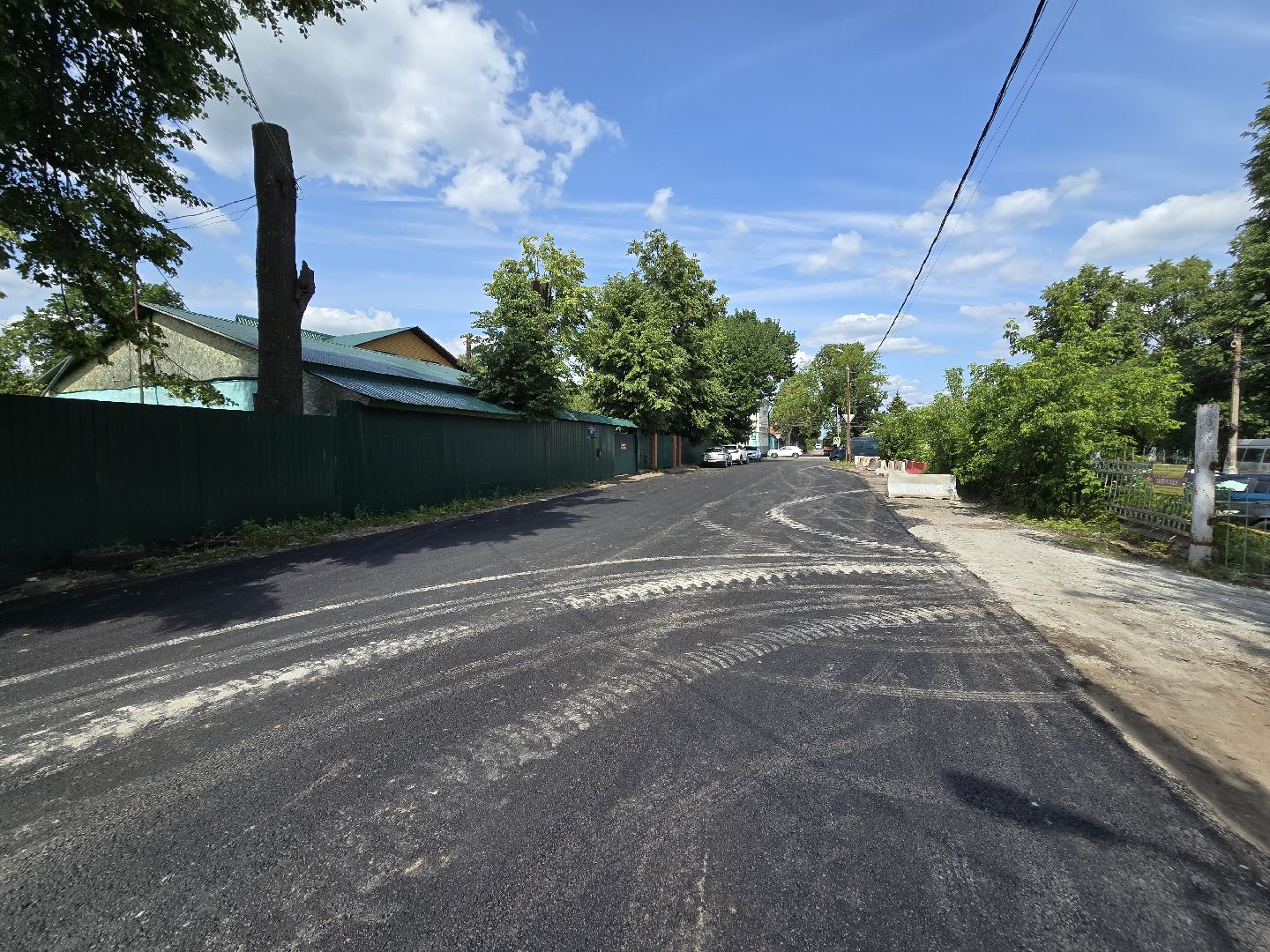 Коломна, дорожный ремонт, новый асфальт, пляж,