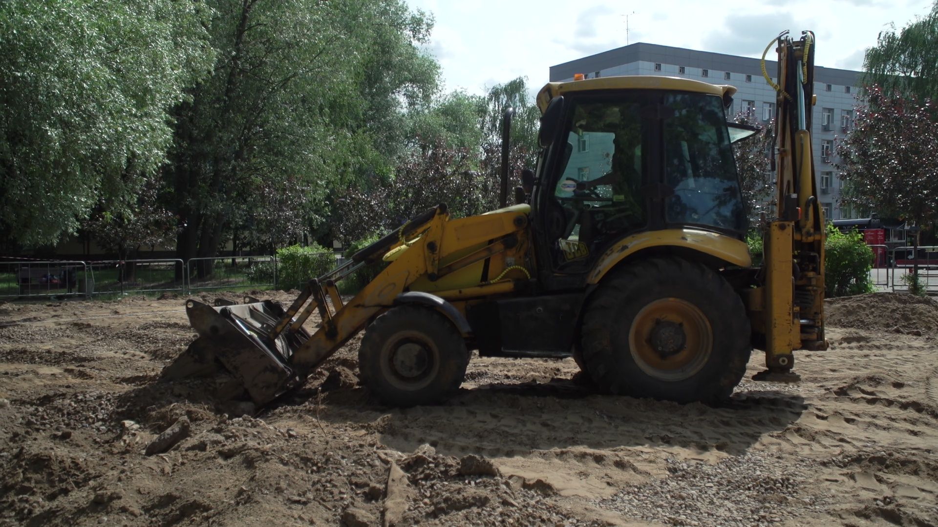 Реутов, парк, фабричный пруд, площадка для детей,