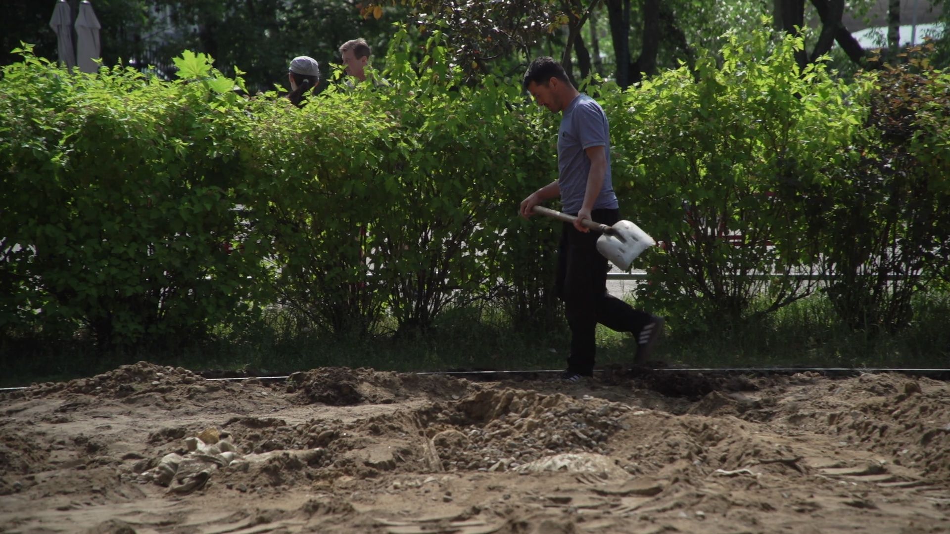 Реутов, парк, фабричный пруд, площадка для детей,