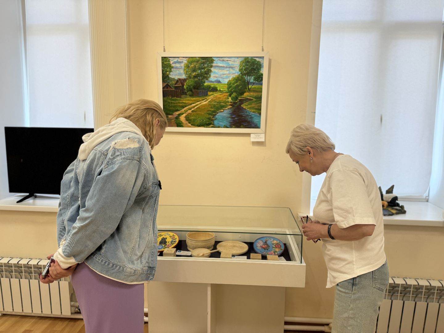 открытие выставки, выставка импульс творчества, историко - культурный центр, ленинский городской округ,