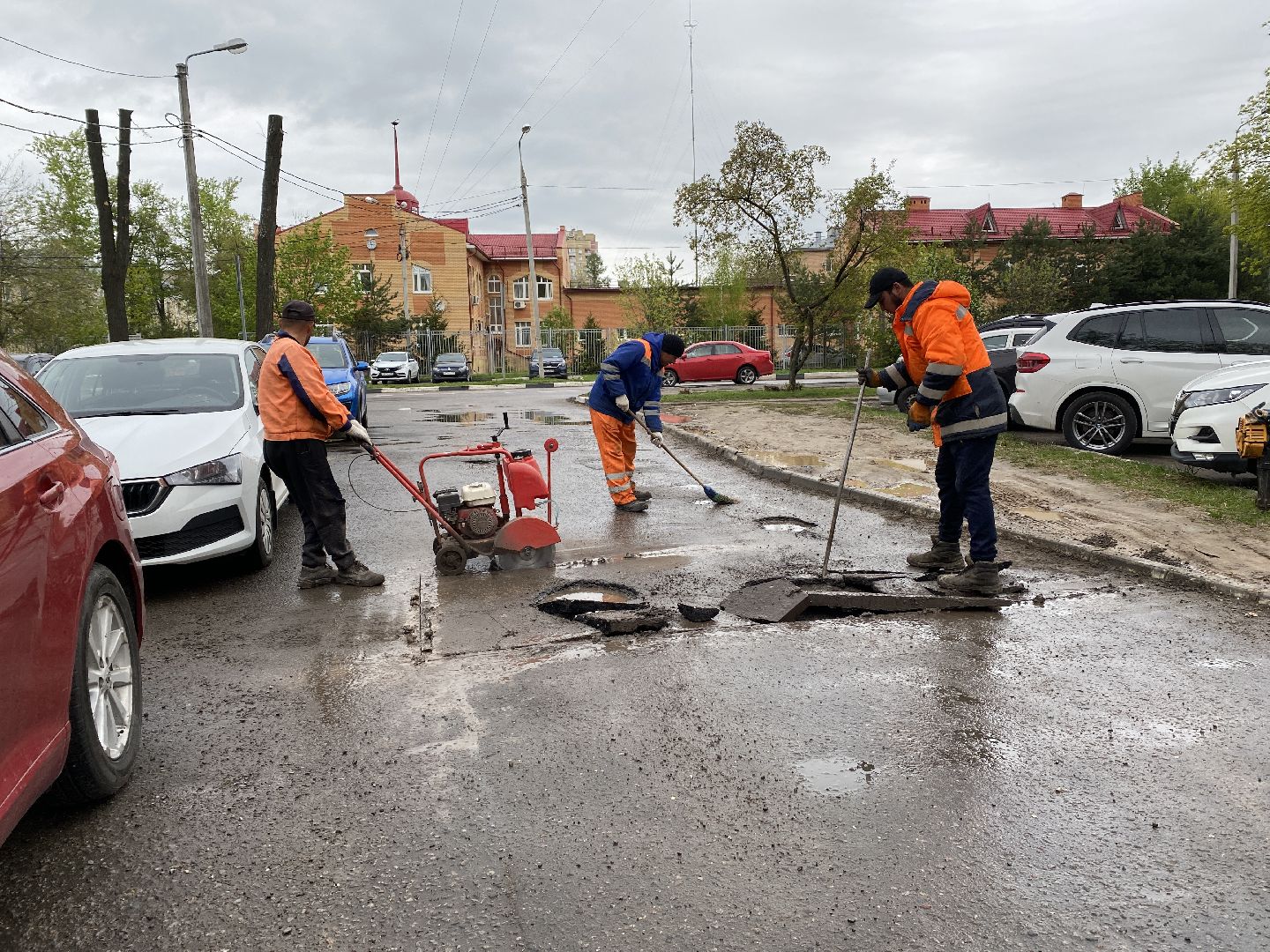 Чехов, ЖКХ, ремонт ям, дорога, житель