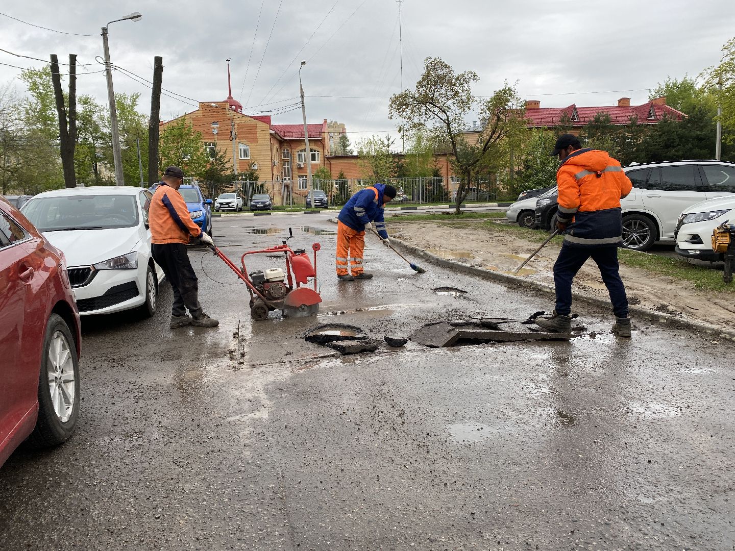 Чехов, ЖКХ, ремонт ям, дорога, житель