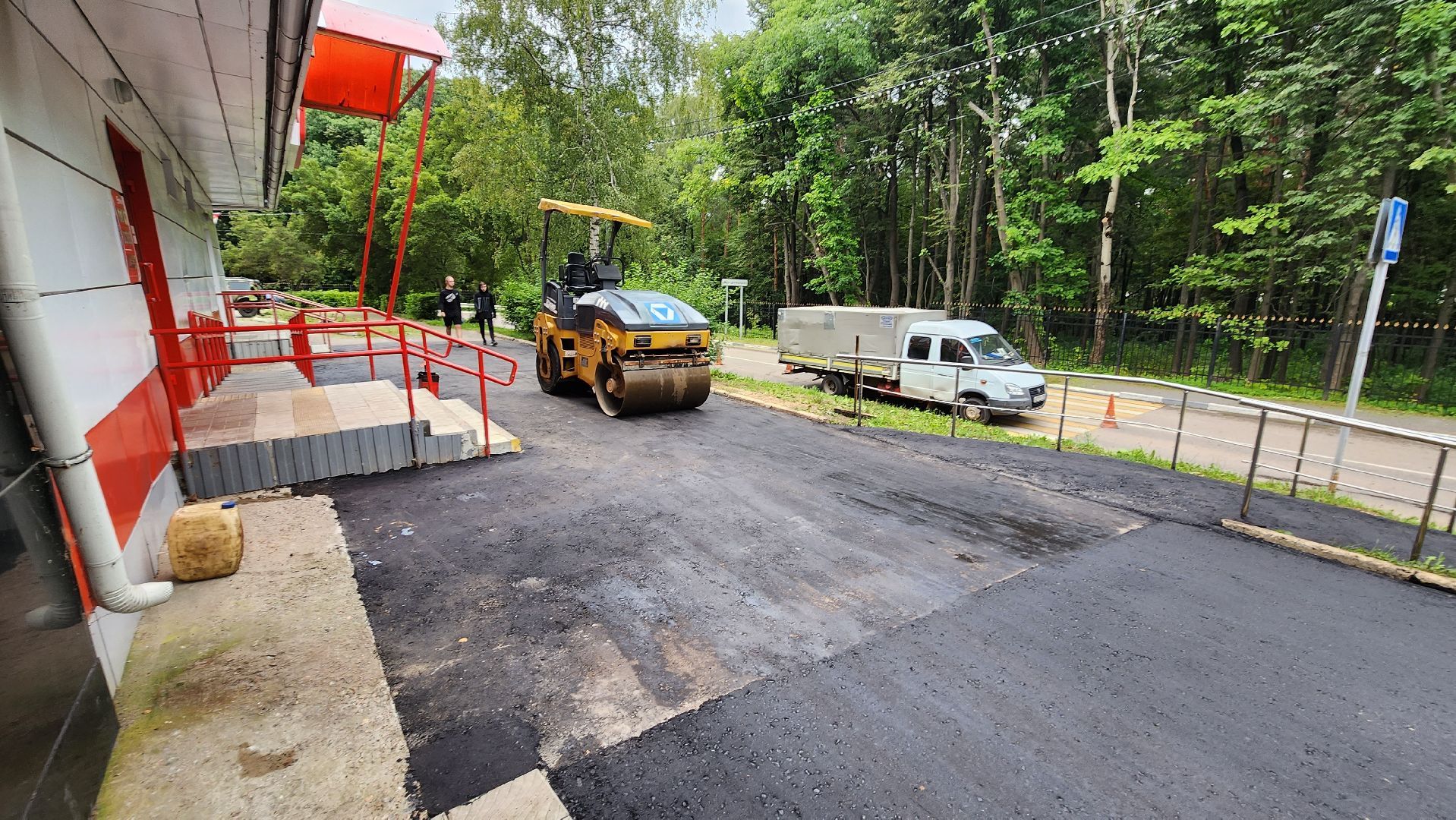 кашира, ледово, выездная администрация, ремонт дороги, грунтовая дорога, освещение,