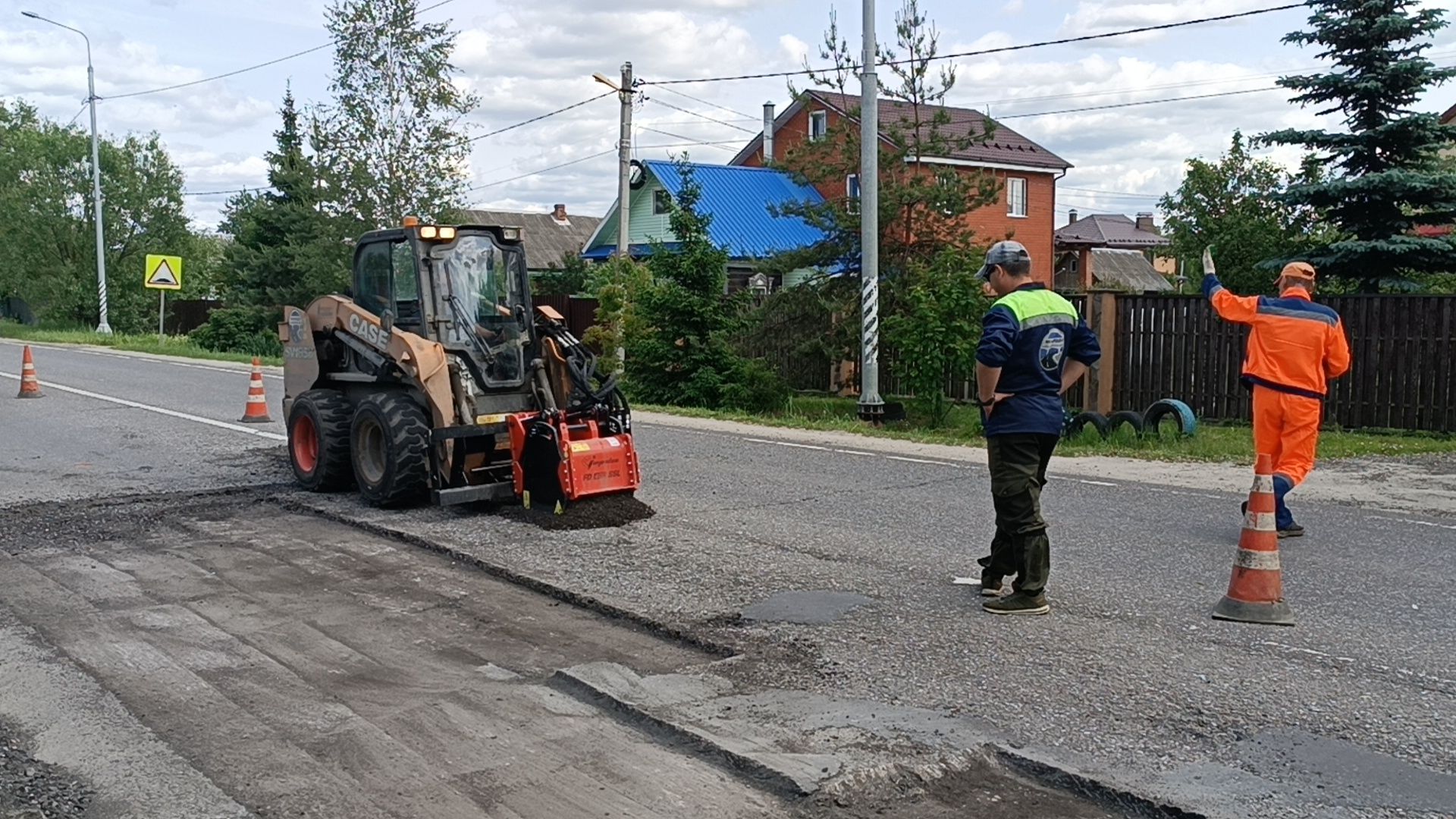 ремонт дорог, ямочный ремонт, новый асфальт, щёлково,