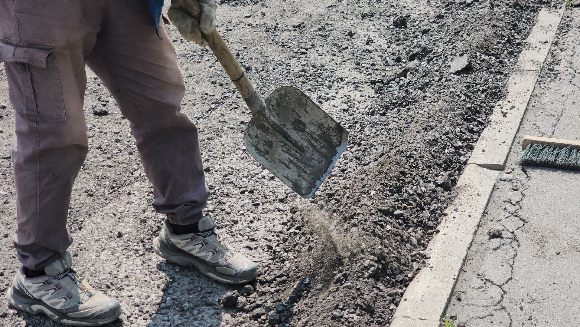 ремонт дорог, ямочный ремонт, новый асфальт, щёлково,