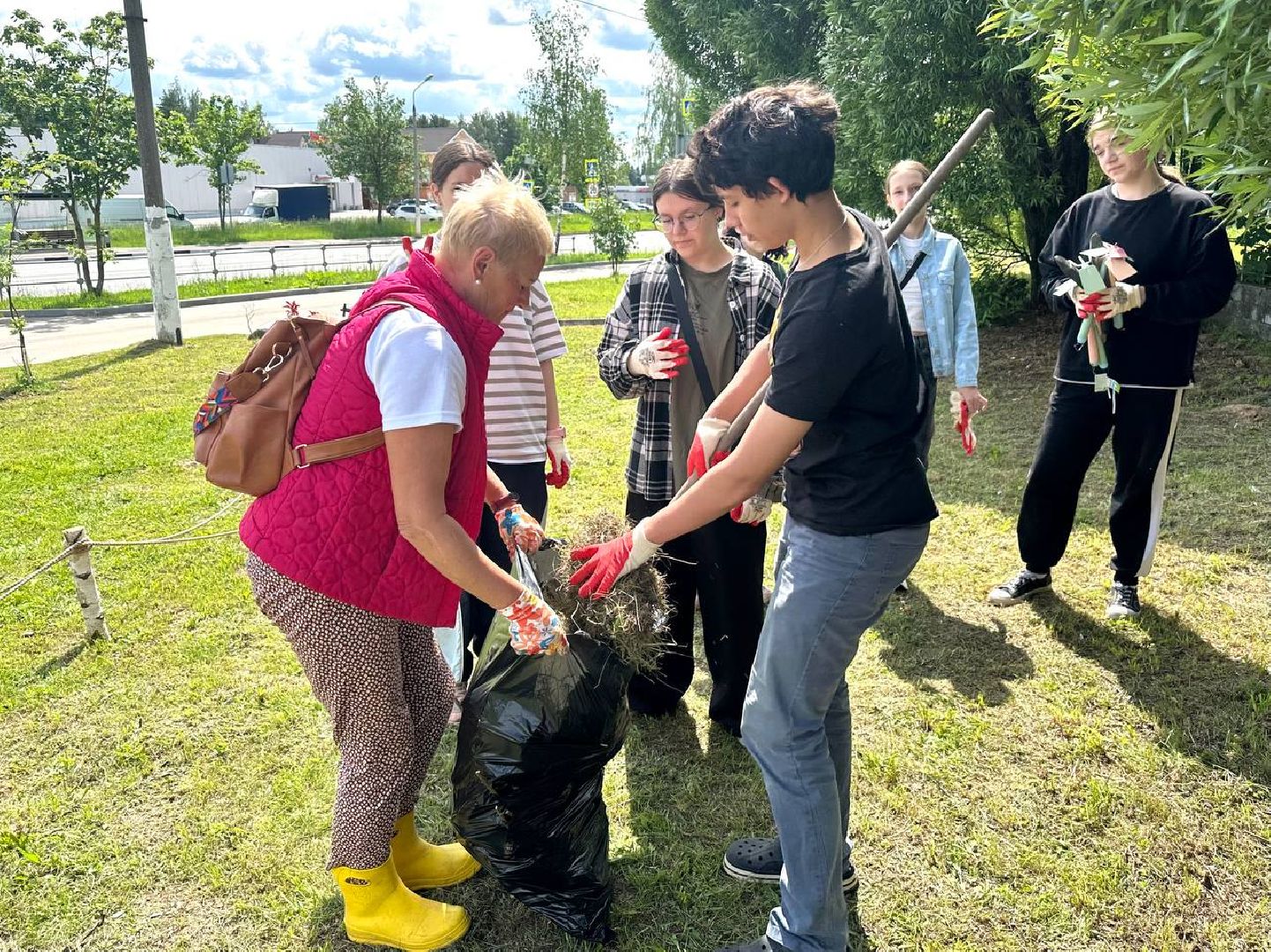 красноармейск, городской округ пушкинский, экологическая бригада, городские цветники,