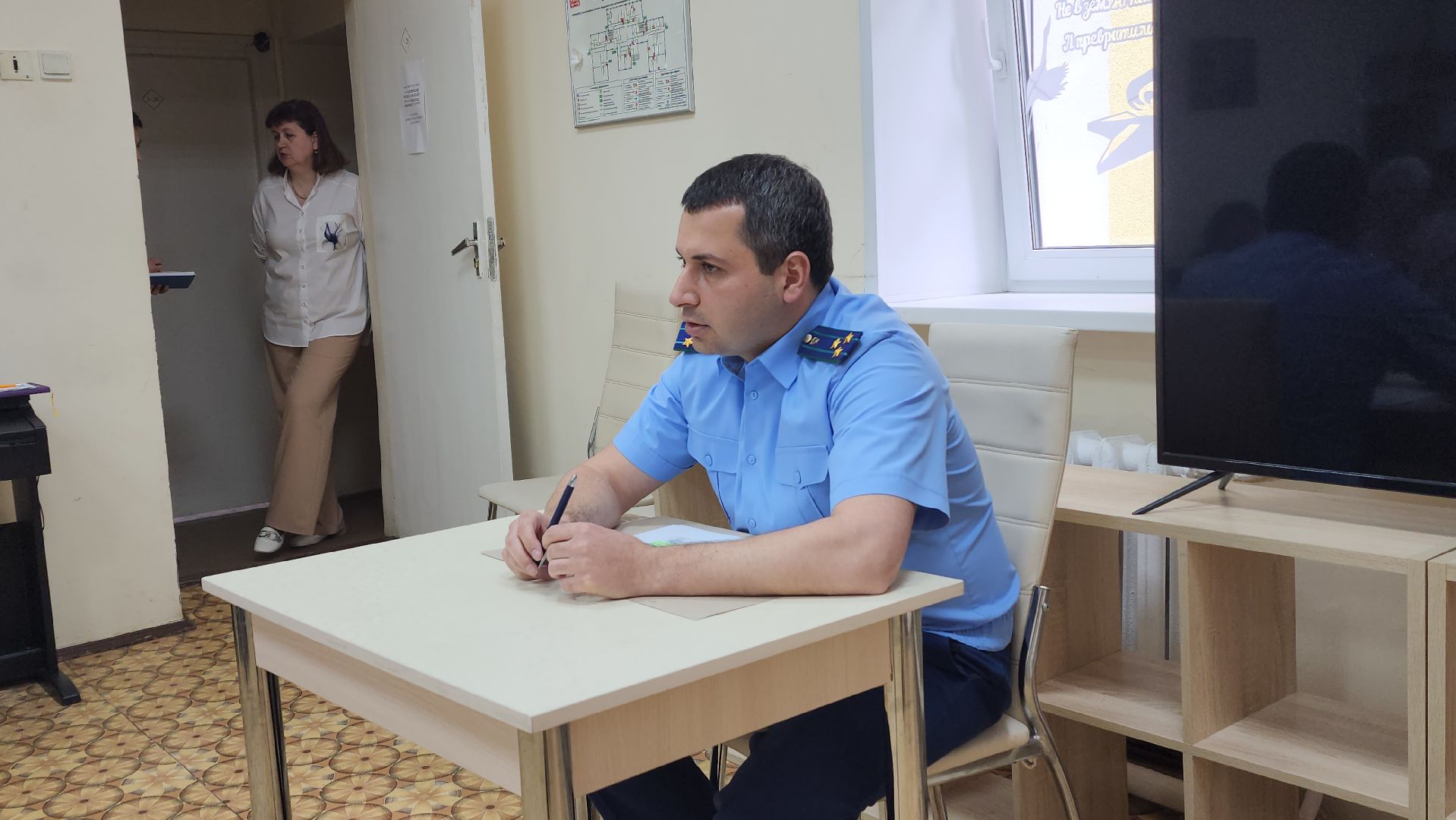 пушкино, мошенничество, прокуратура, прокурор, лекция, центр социального обслуживания, интернет, телефонное мошенничество,защита персональных данных,вертикалки,