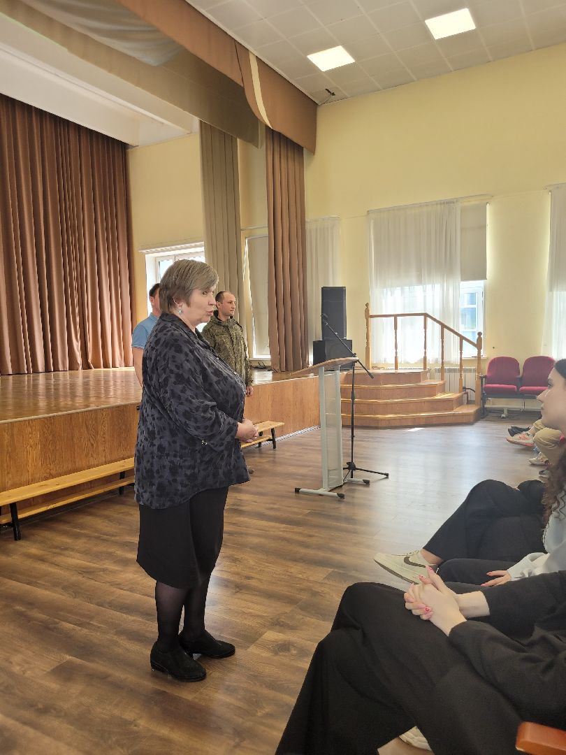 дети, СВО, урок мужества, видное