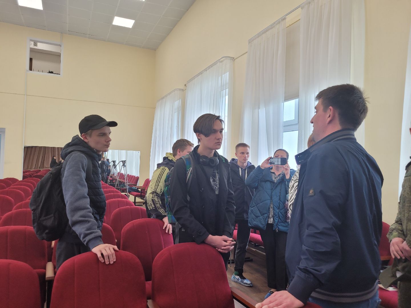 дети, СВО, урок мужества, видное