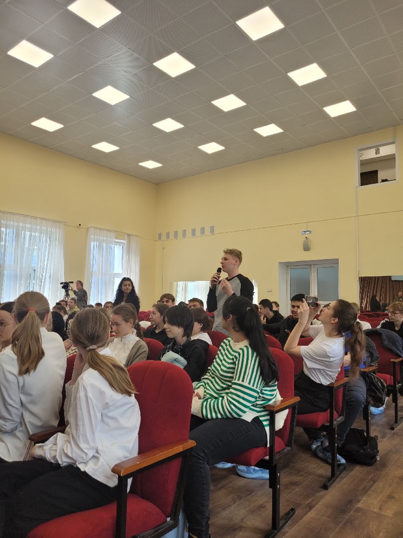 дети, СВО, урок мужества, видное