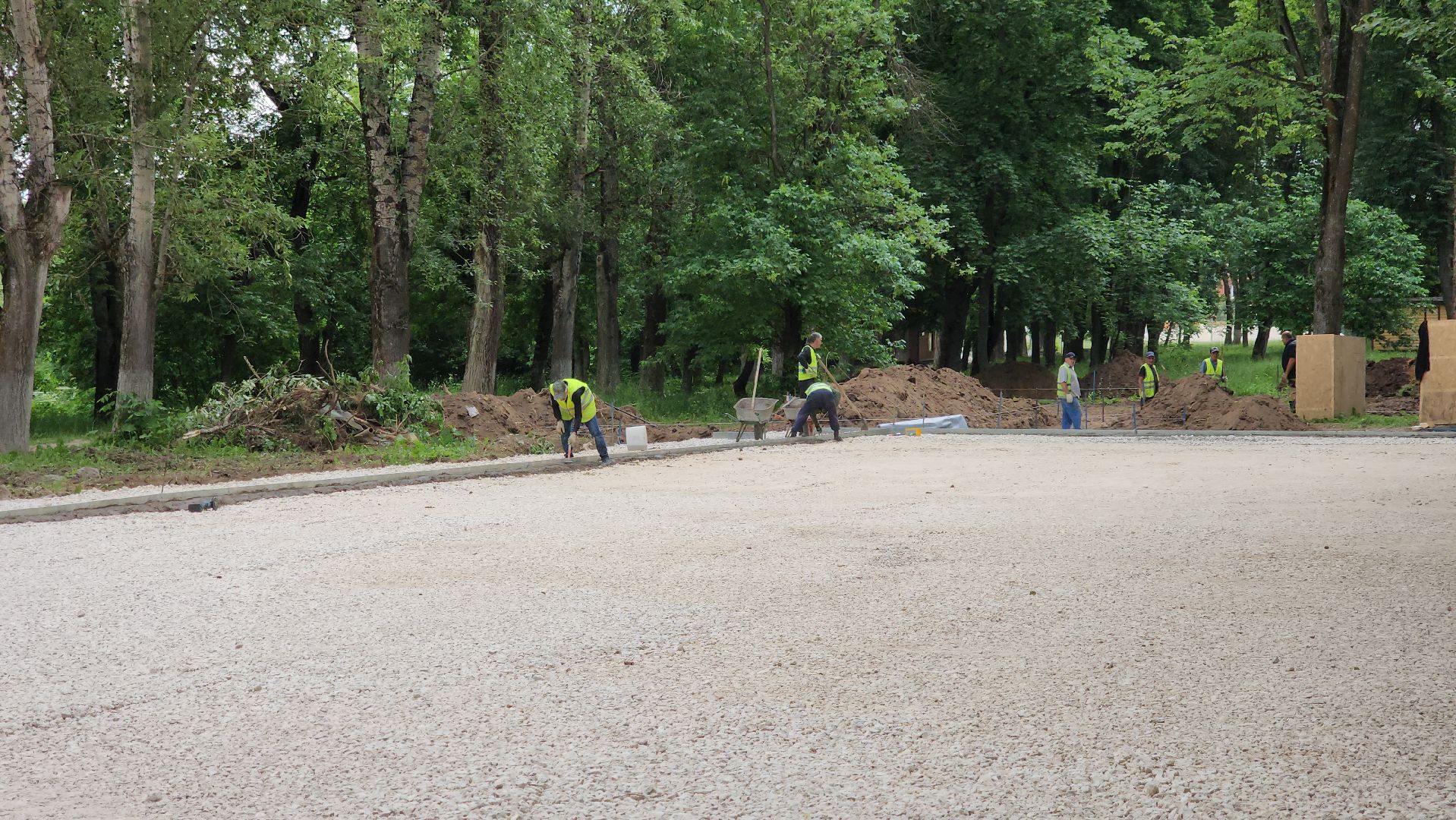 благоустройство парка, щёлково, городской парк,