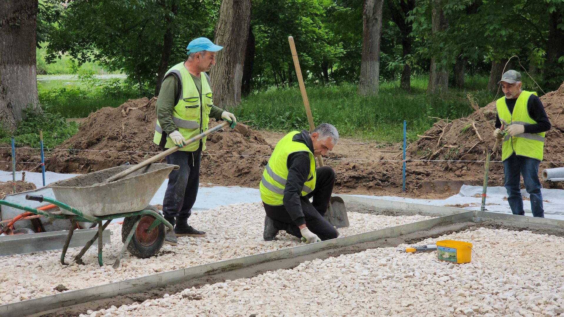 благоустройство парка, щёлково, городской парк,