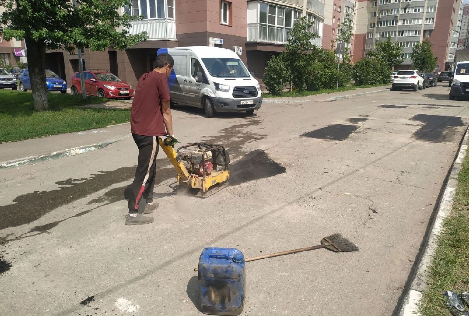 ивантеевка, вертикалки, ямочный ремонт, внутриквартальная дорога, проезд, ямы на дорогах, коммунальная служба,