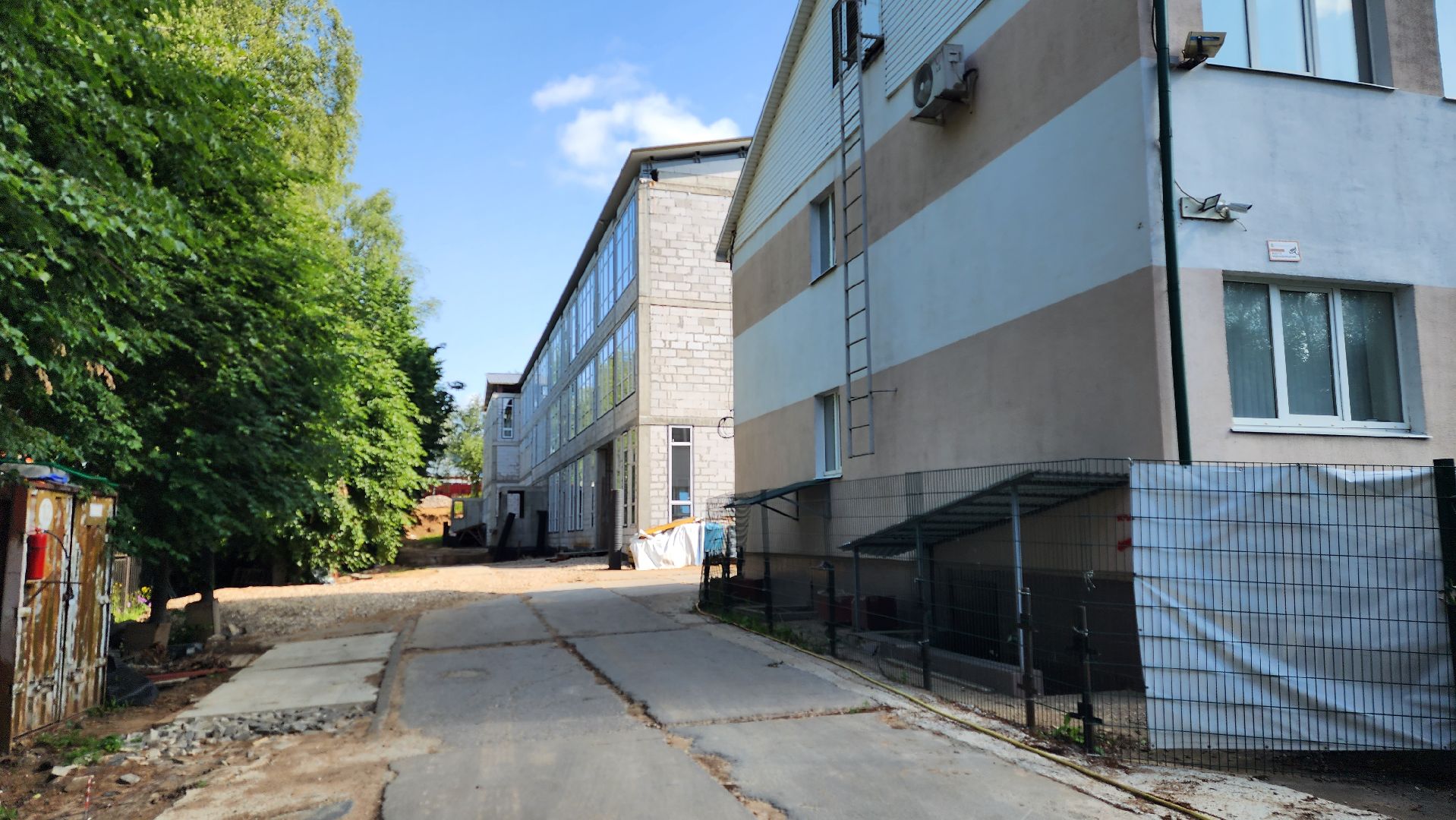 истра, строительство школы,