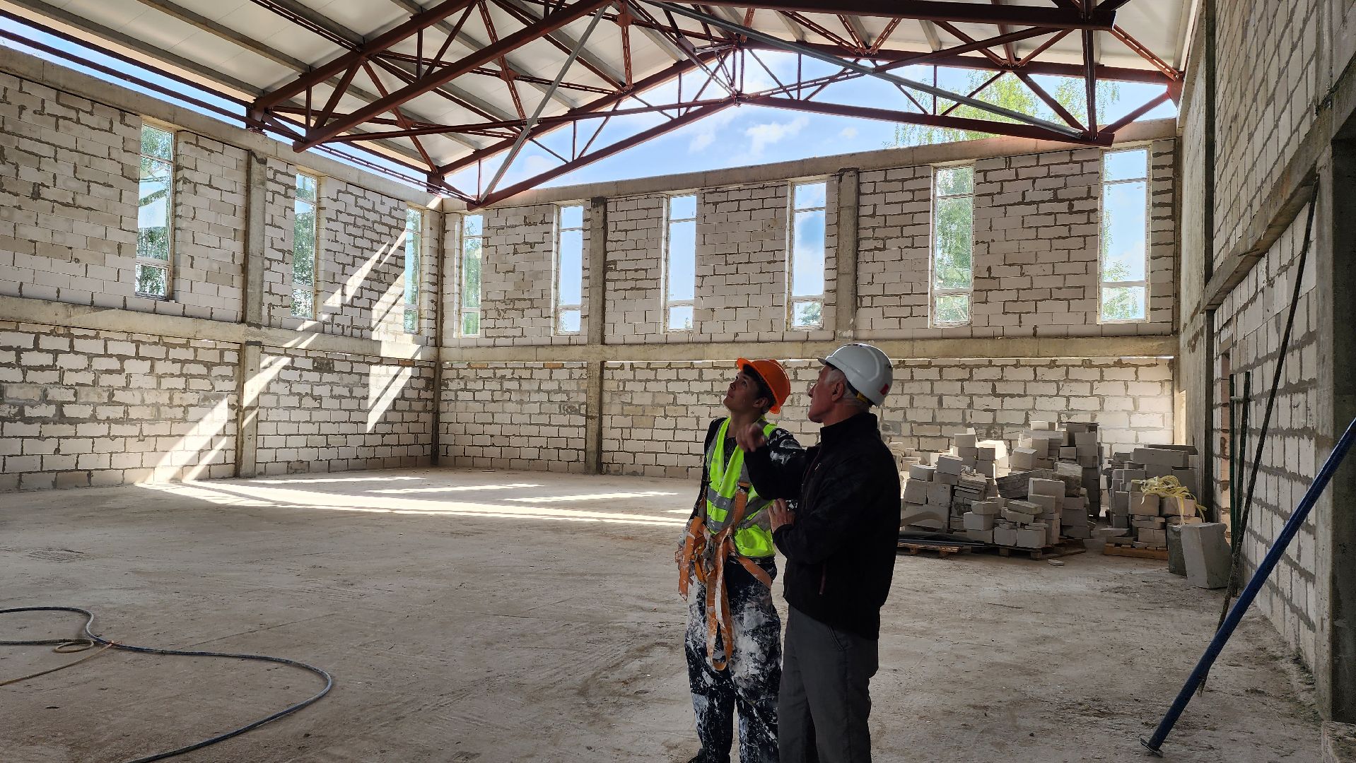 истра, строительство школы,