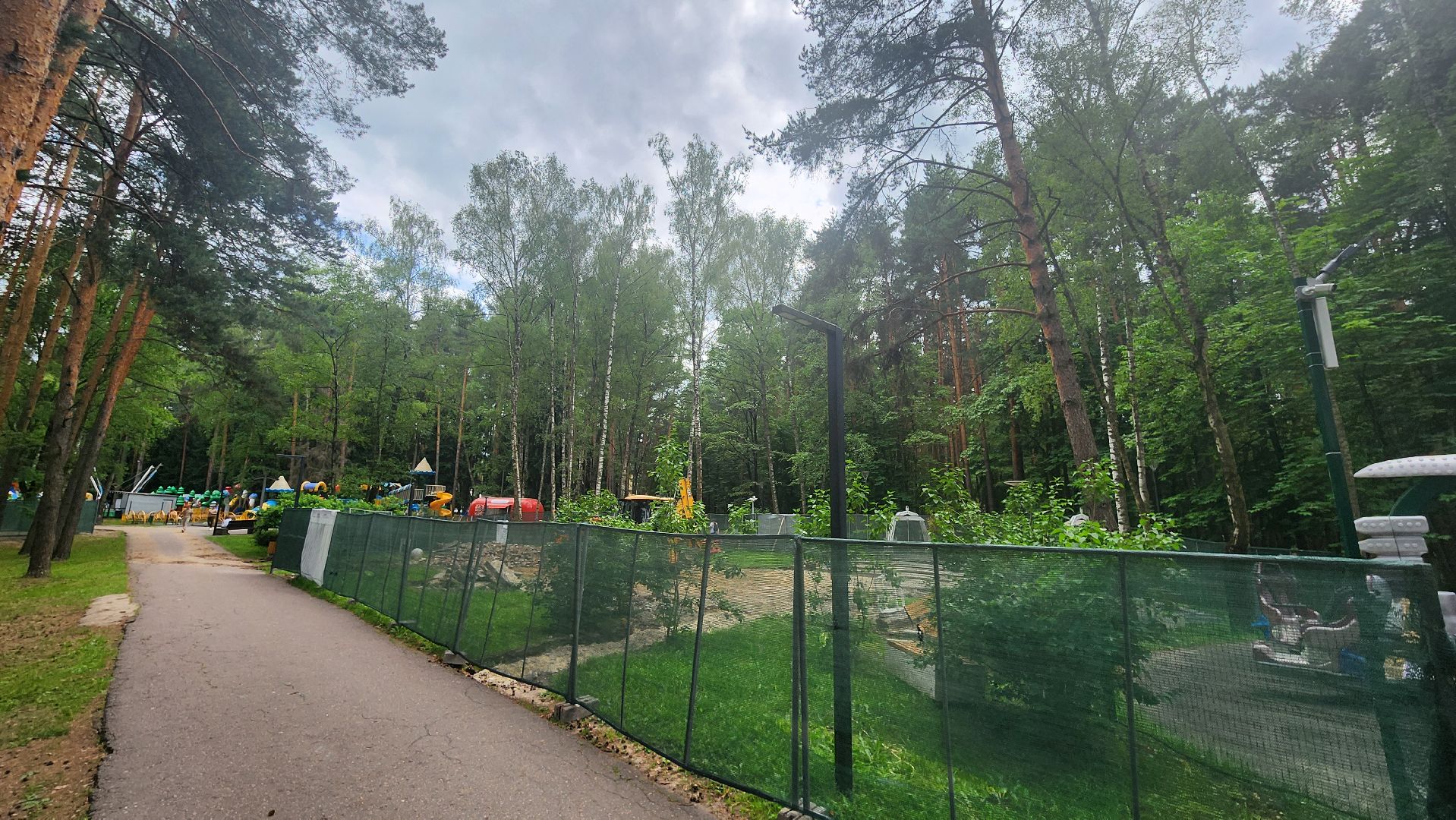 строительство, демонтаж, зона отдыха, место отыха, парк, парк елочки, домодедово,  благоустройство,