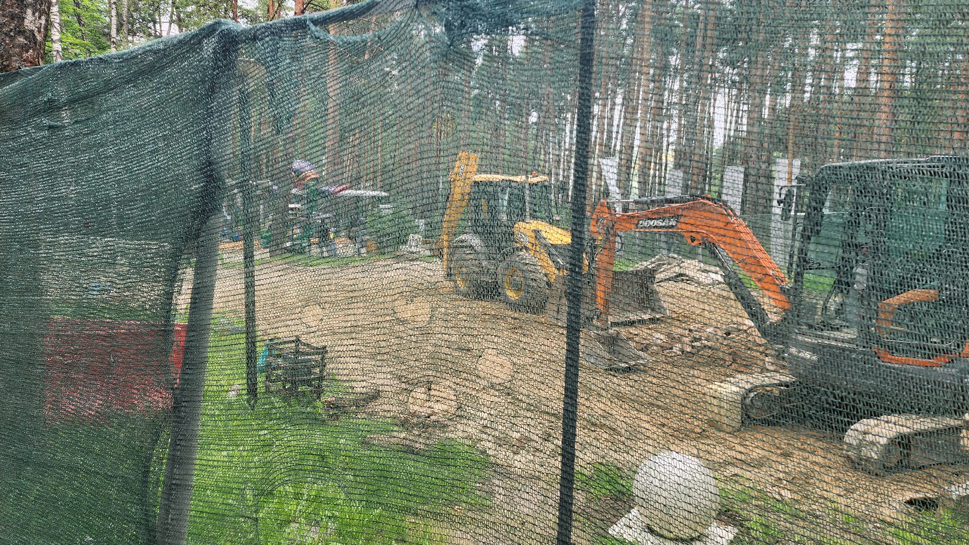 строительство, демонтаж, зона отдыха, место отыха, парк, парк елочки, домодедово,  благоустройство,