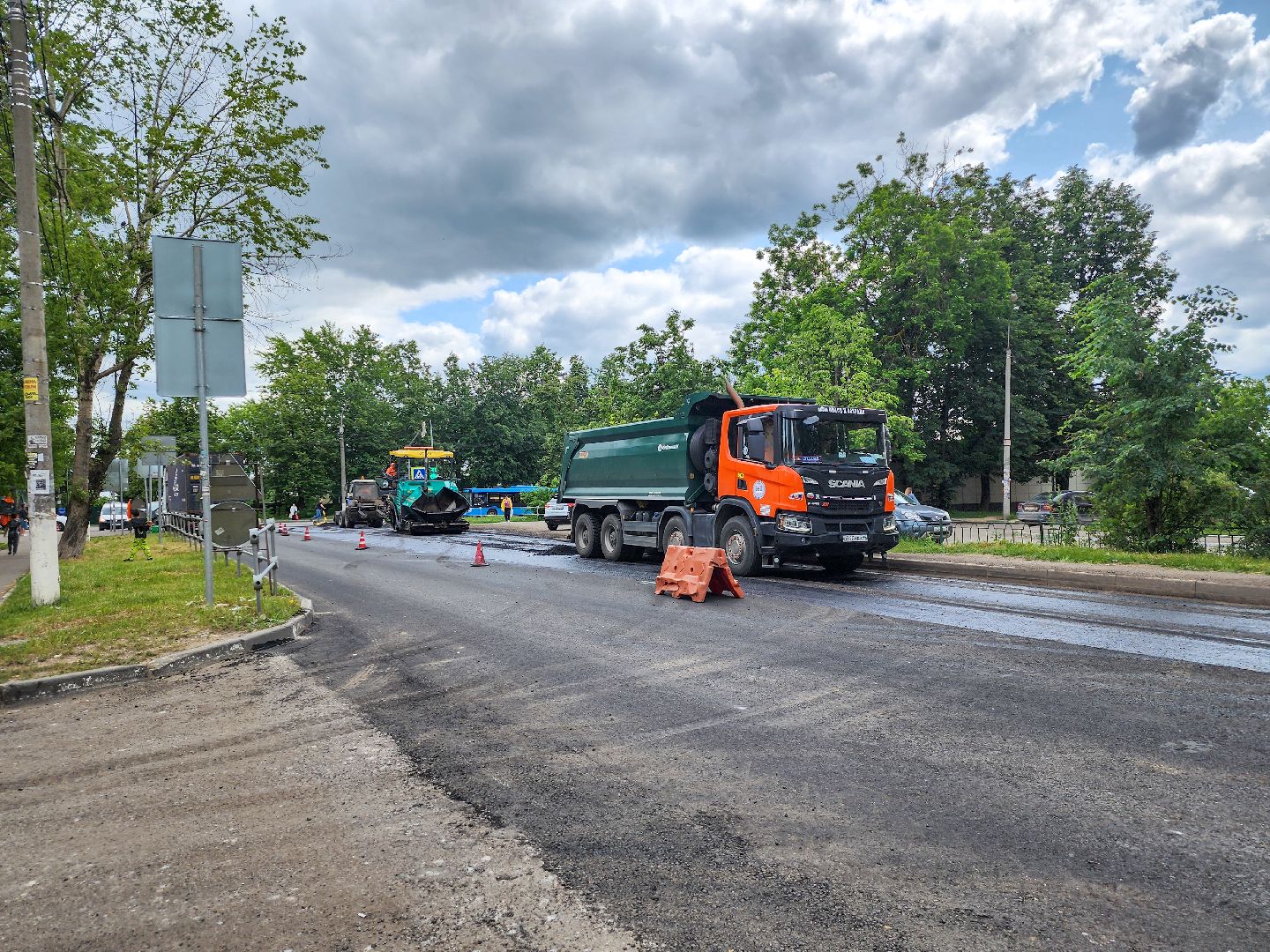 Подольск, Дорога, ремонт дорог 2025, асфальтирование,