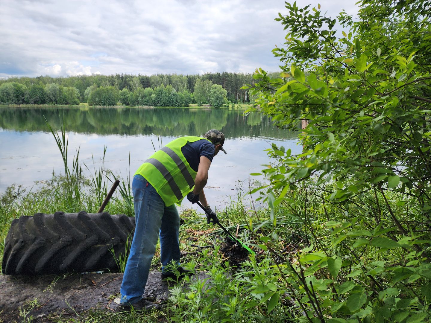 электросталь, жители, общество, очистка водоема, голосование, пруд, 100 прудов и озер,