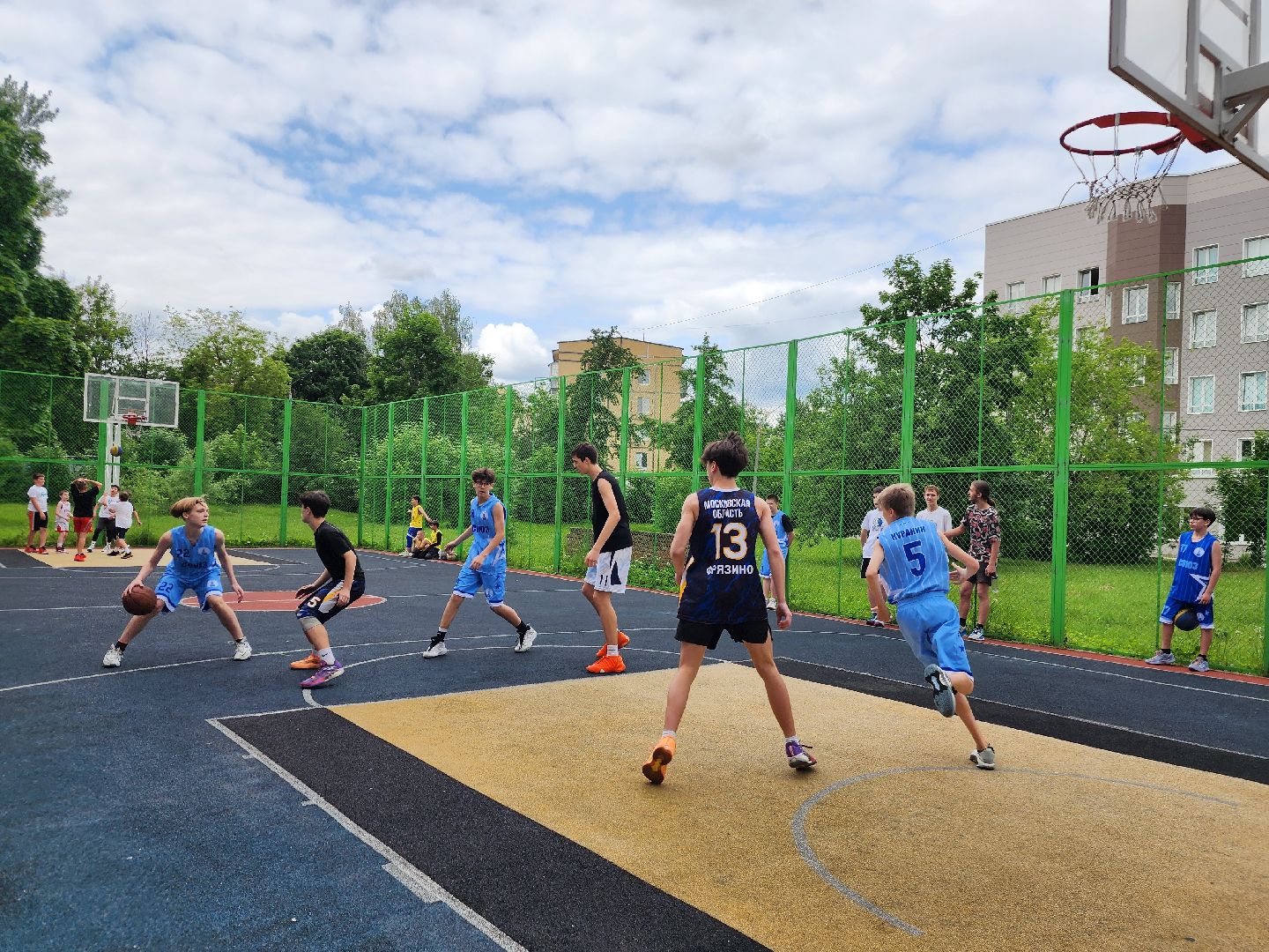 фрязино,  уличный  спорт, дворовый баскетбол, турнир,