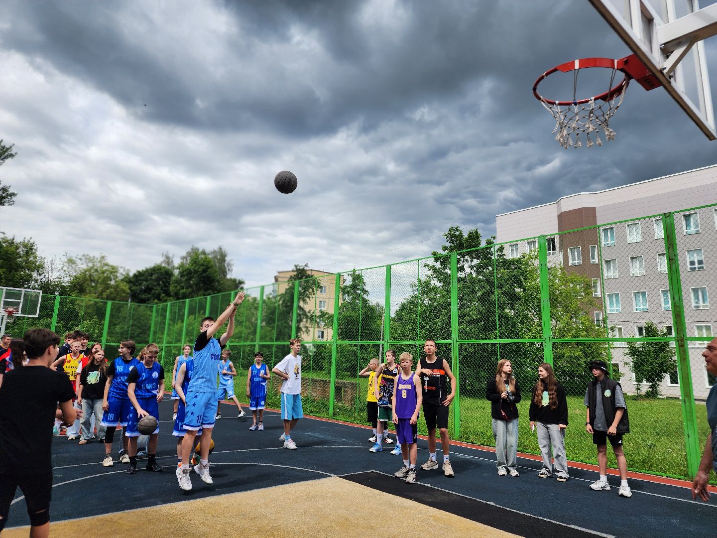 фрязино,  уличный  спорт, дворовый баскетбол, турнир,