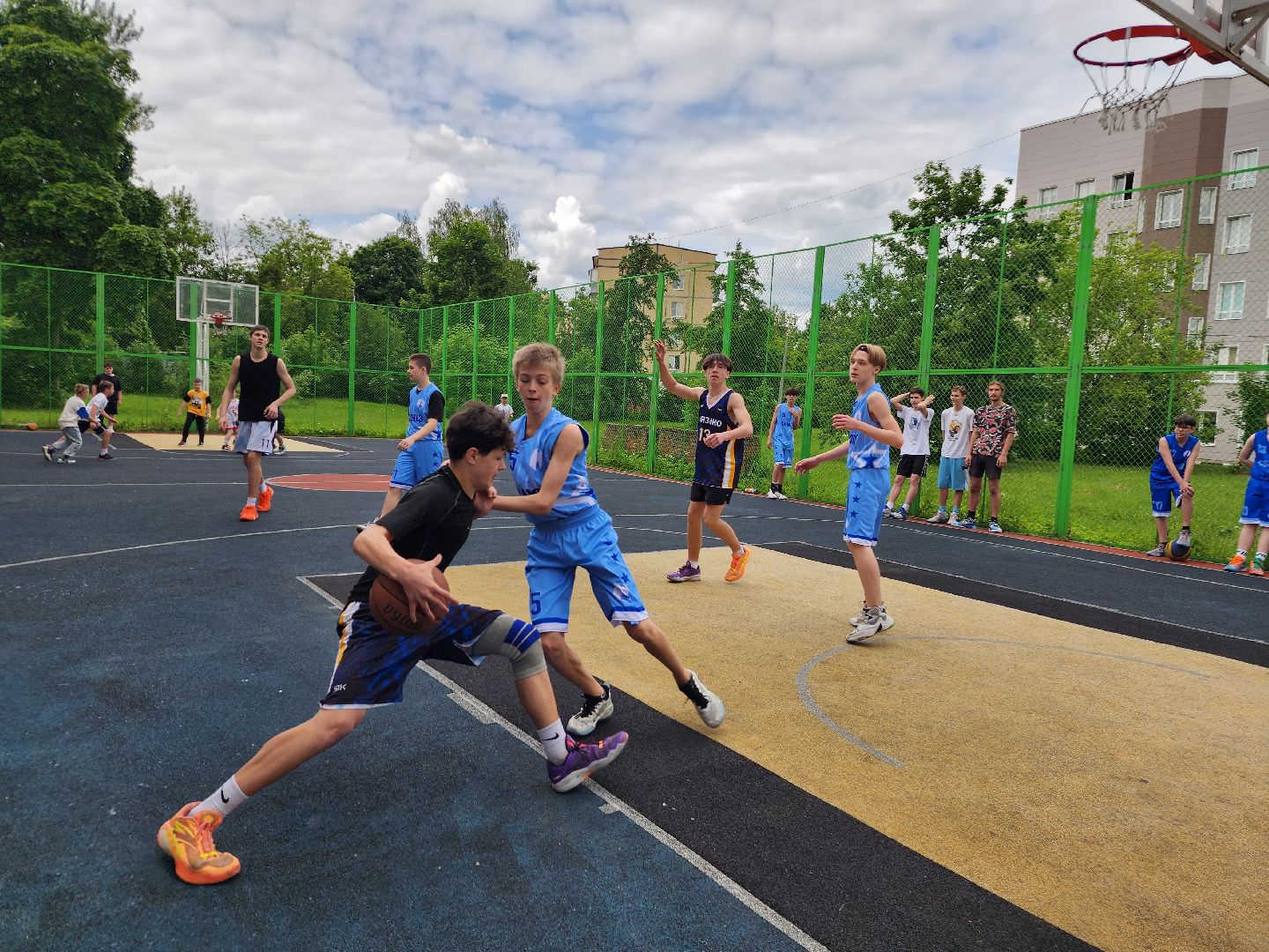 фрязино,  уличный  спорт, дворовый баскетбол, турнир,