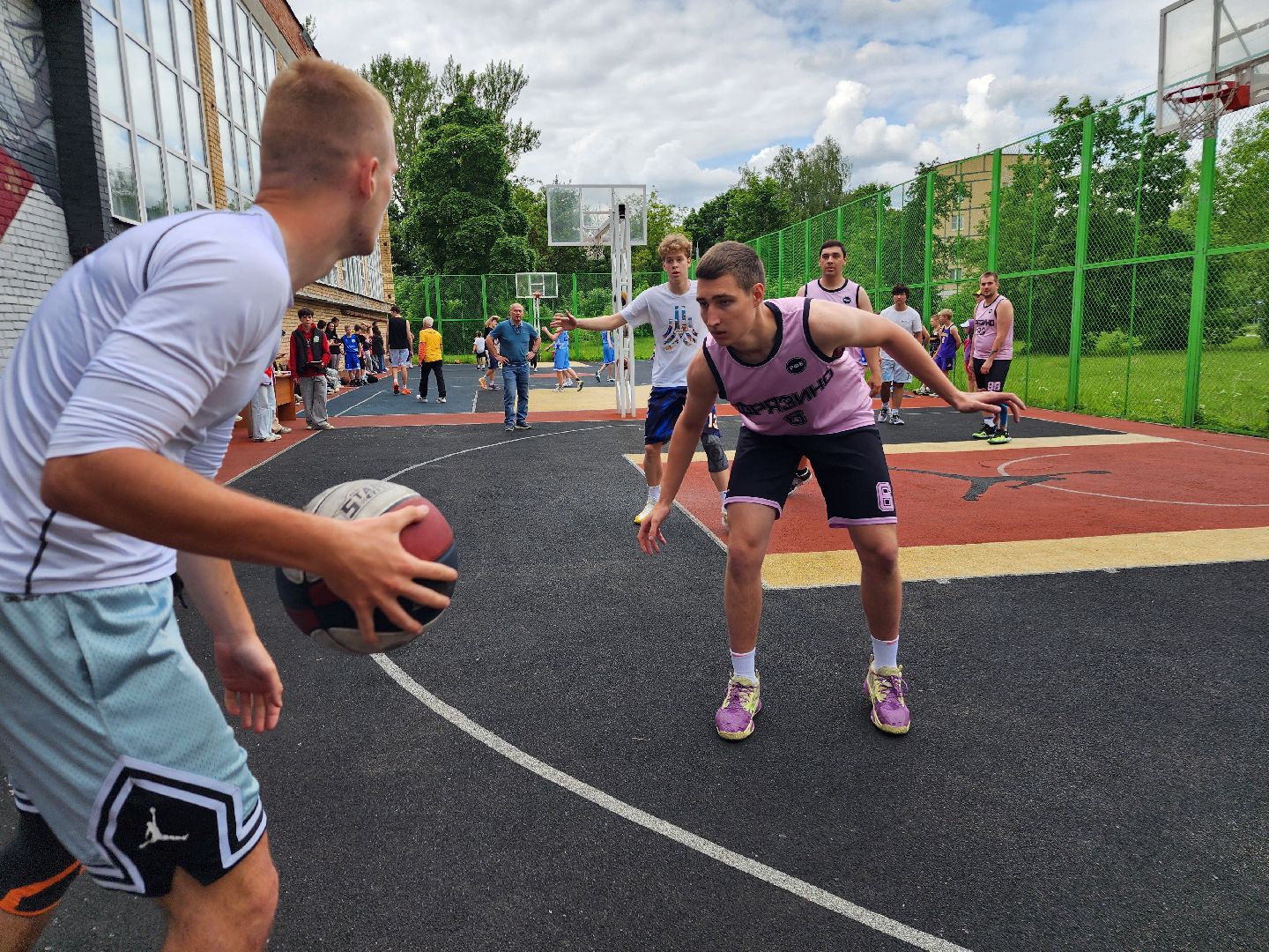 фрязино,  уличный  спорт, дворовый баскетбол, турнир,