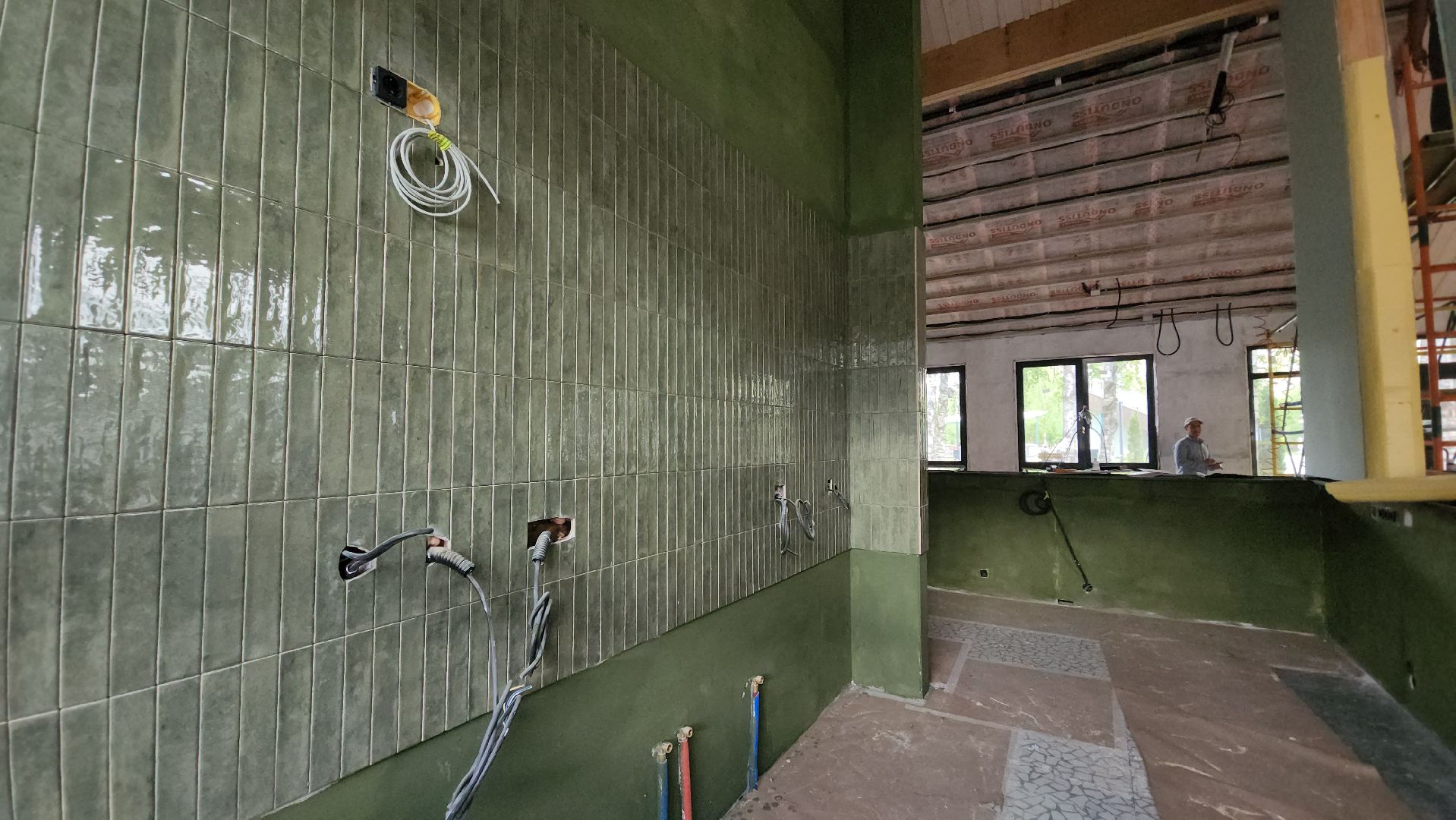 Кафе в парке, Центральный парк , Лобня, внутренняя отделка,