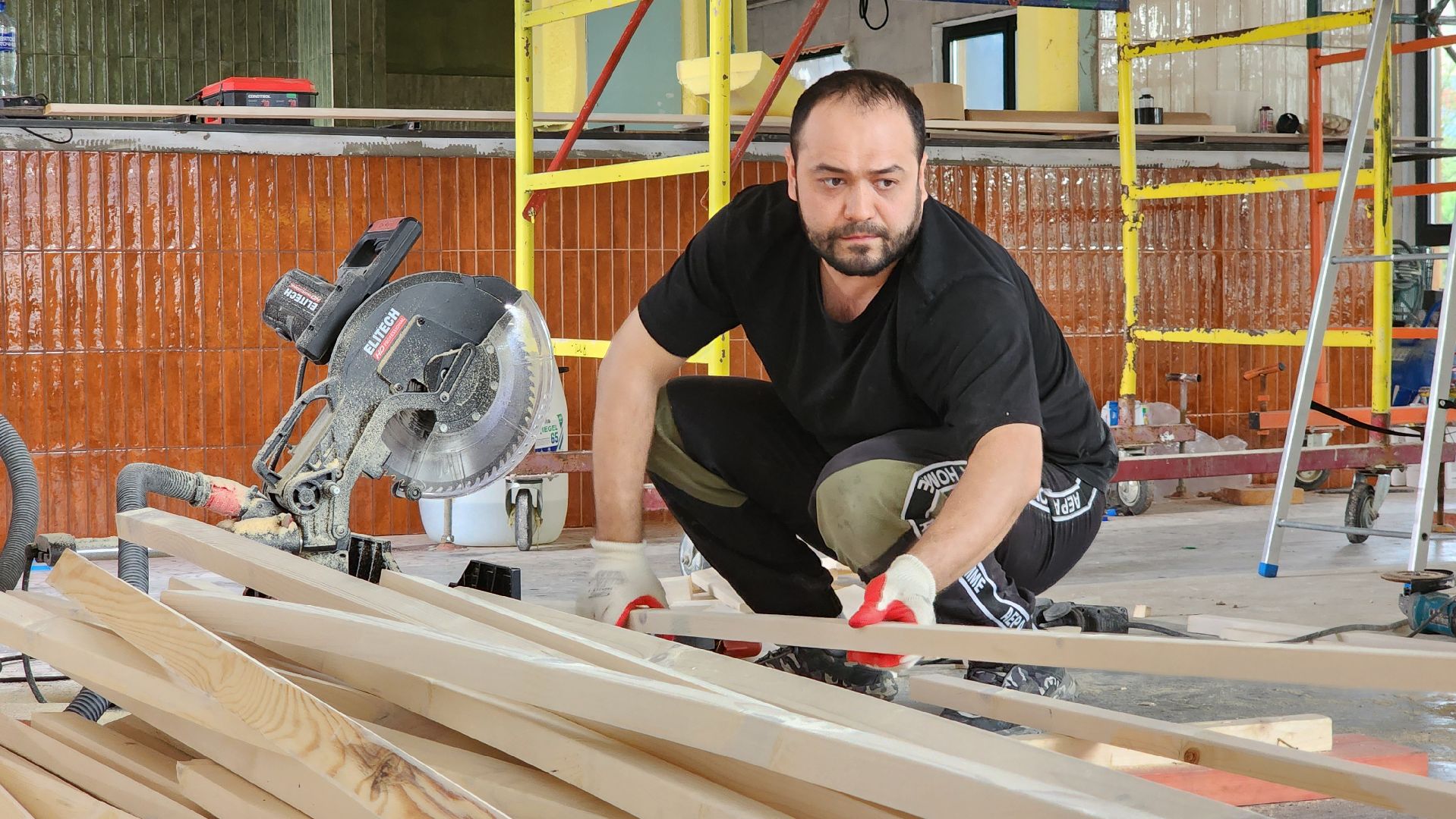 Кафе в парке, Центральный парк , Лобня, внутренняя отделка,