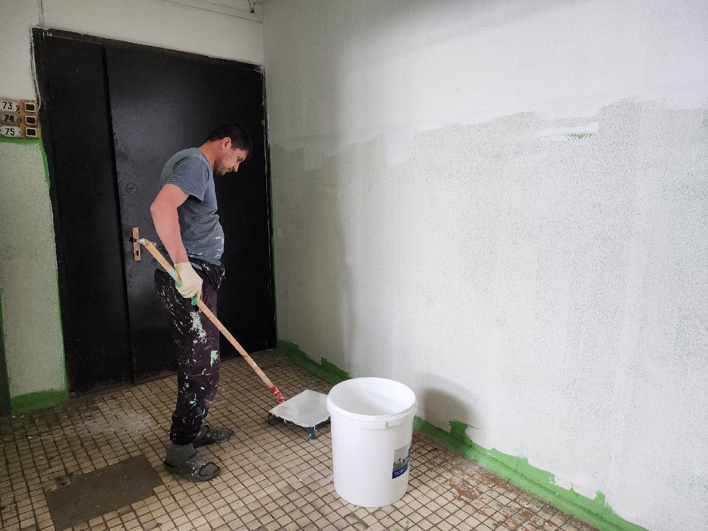 раменское, жкх, ремонт подъездов многоквартирных домов , коммунистическая 27,