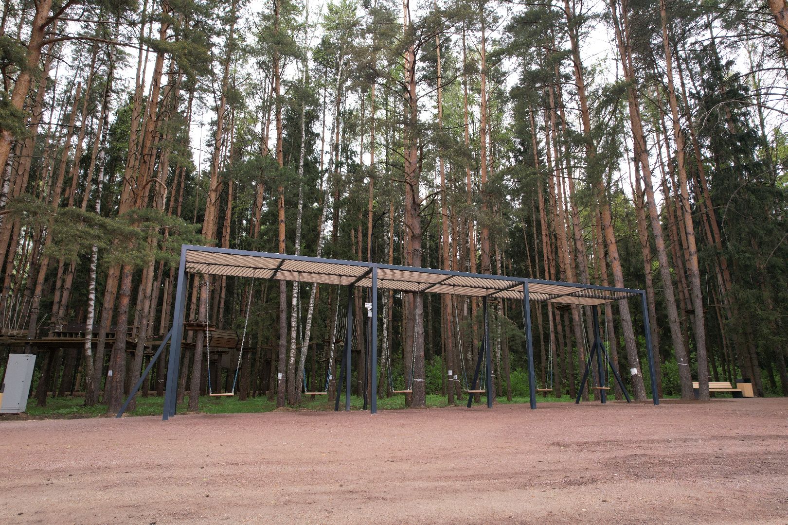 видео с коптера, Талицкий лес, тюбинговая трасса в клину,