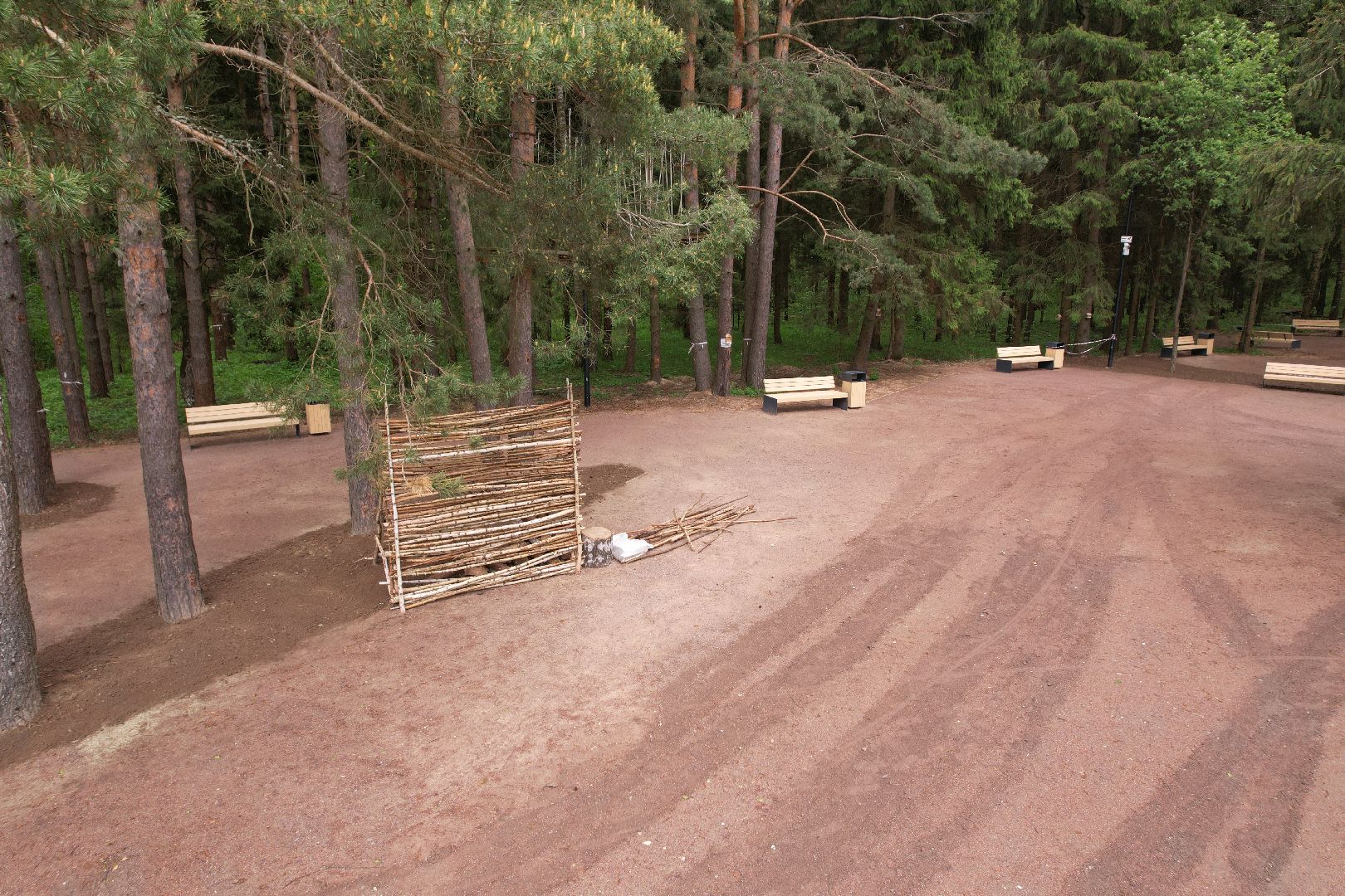 видео с коптера, Талицкий лес, тюбинговая трасса в клину,