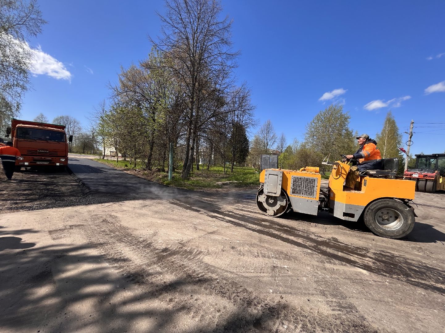 Шаховская, асфальт, дороги