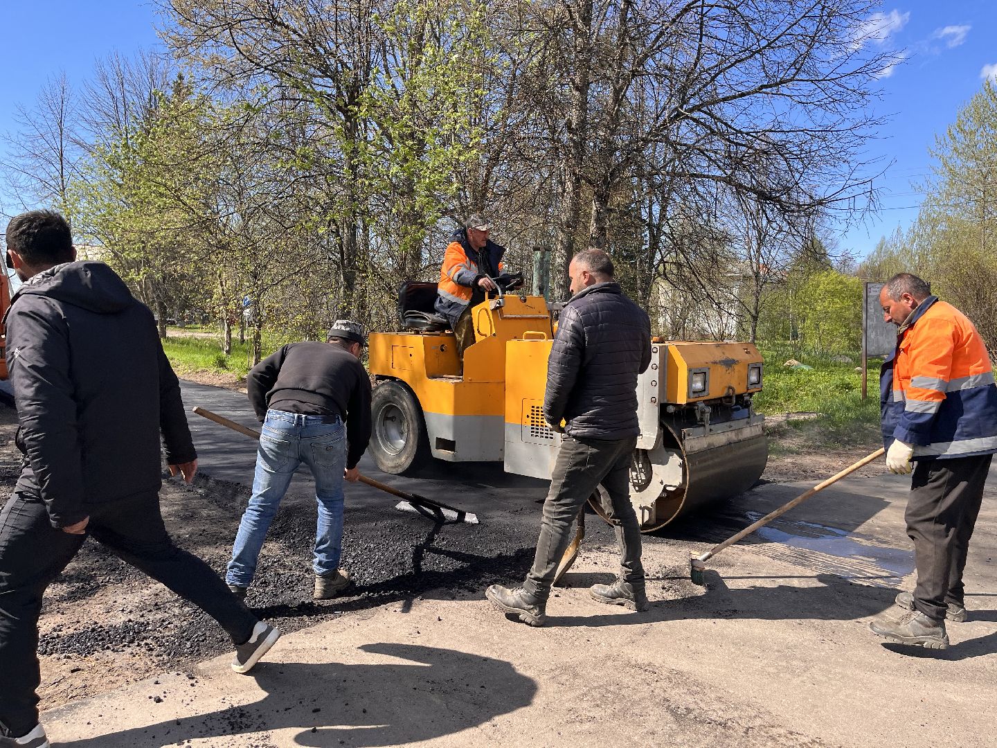 Шаховская, асфальт, дороги