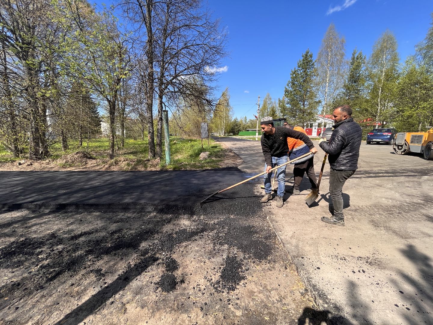 Шаховская, асфальт, дороги