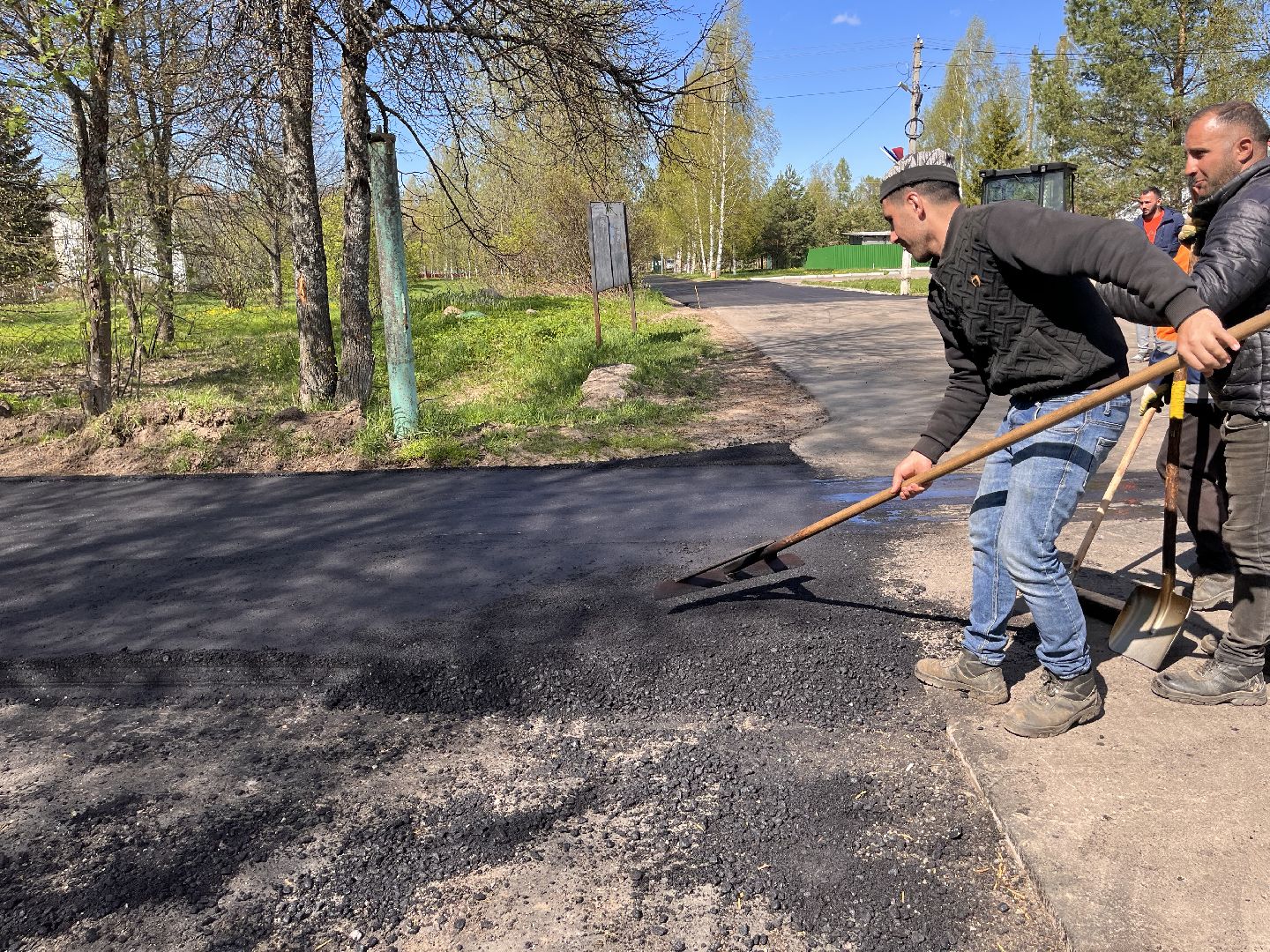 Шаховская, асфальт, дороги