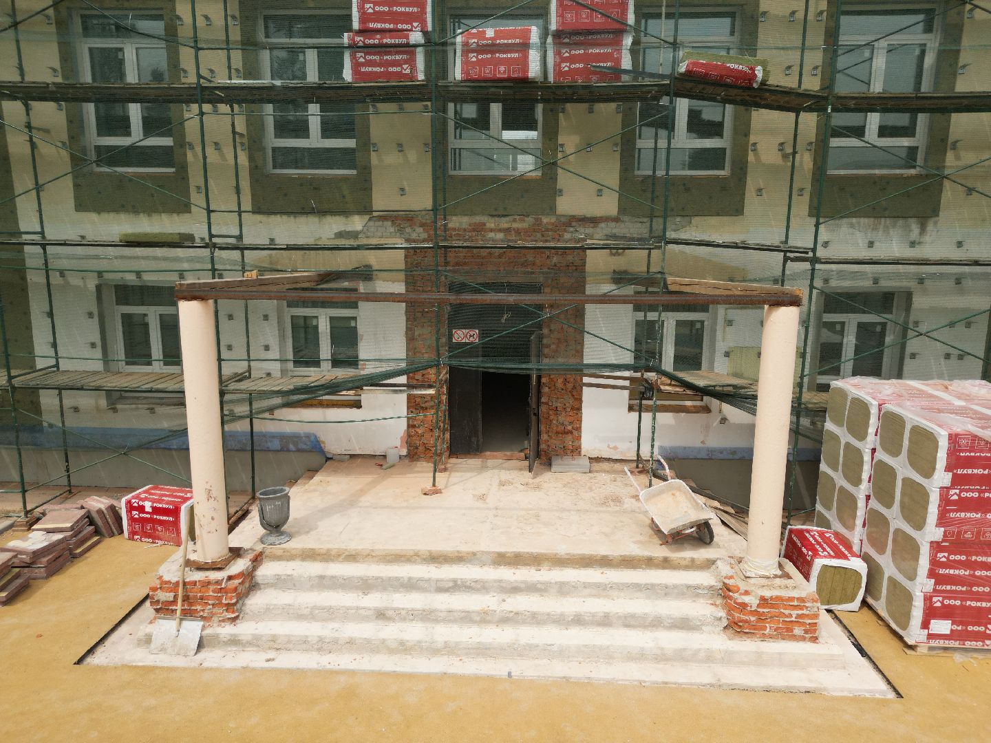 видео с коптера, школа в поварово, школа в солнечногорске,