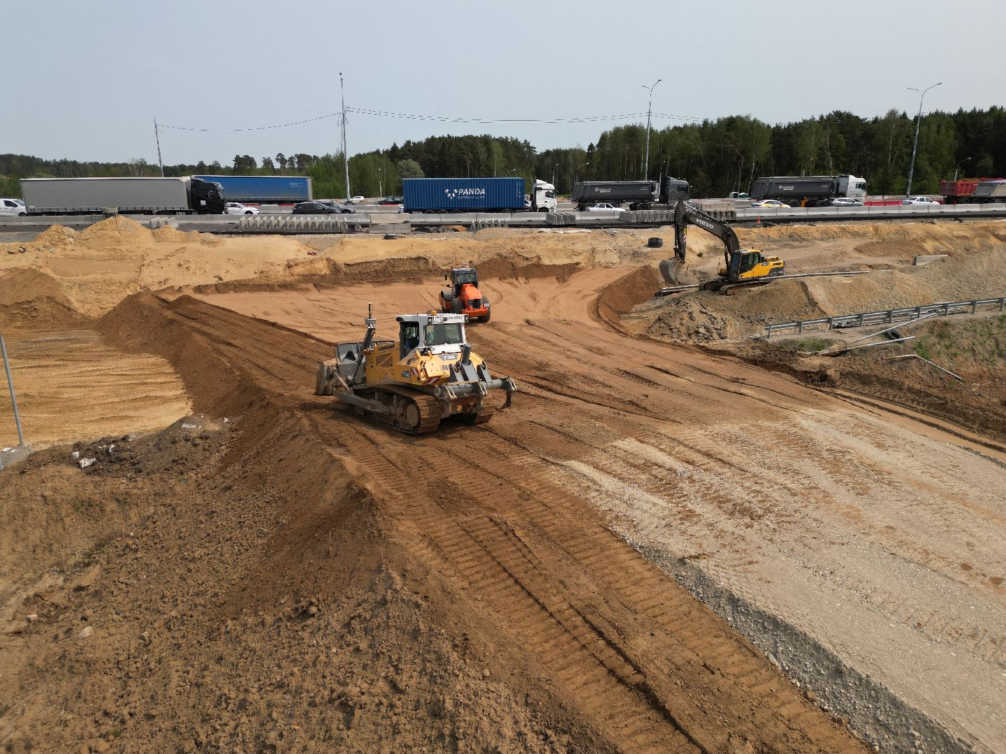 видео с коптера, мост через реку Скалба , м-8 холмогоры, дороги подмосковья,