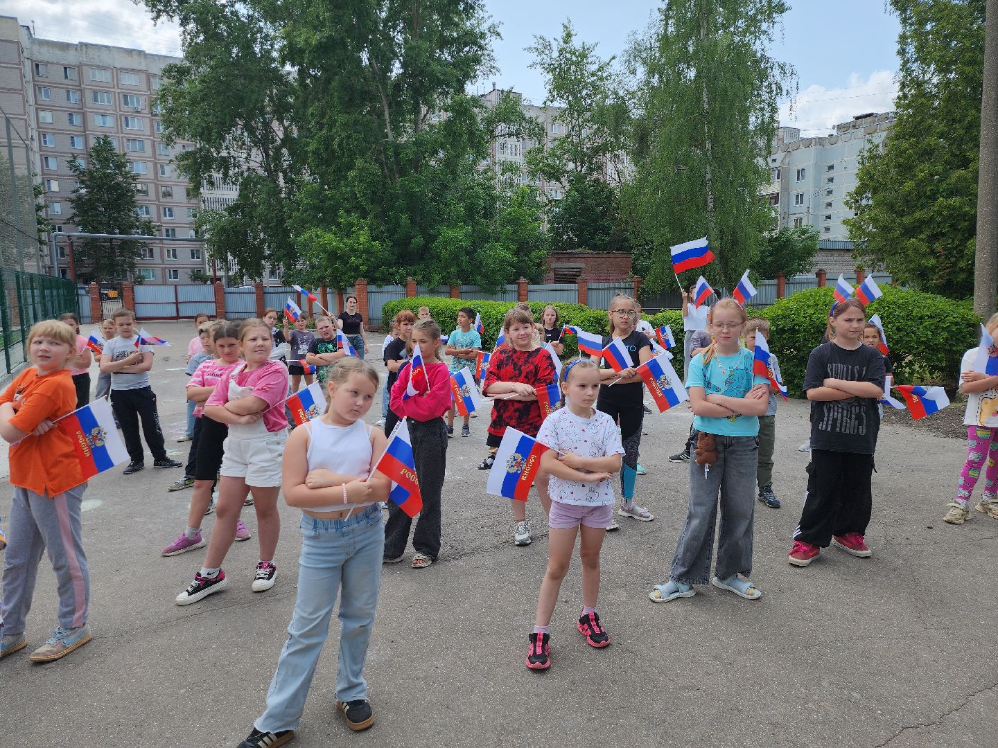 серпухов, подмосковье, день россии, флэшмоб,